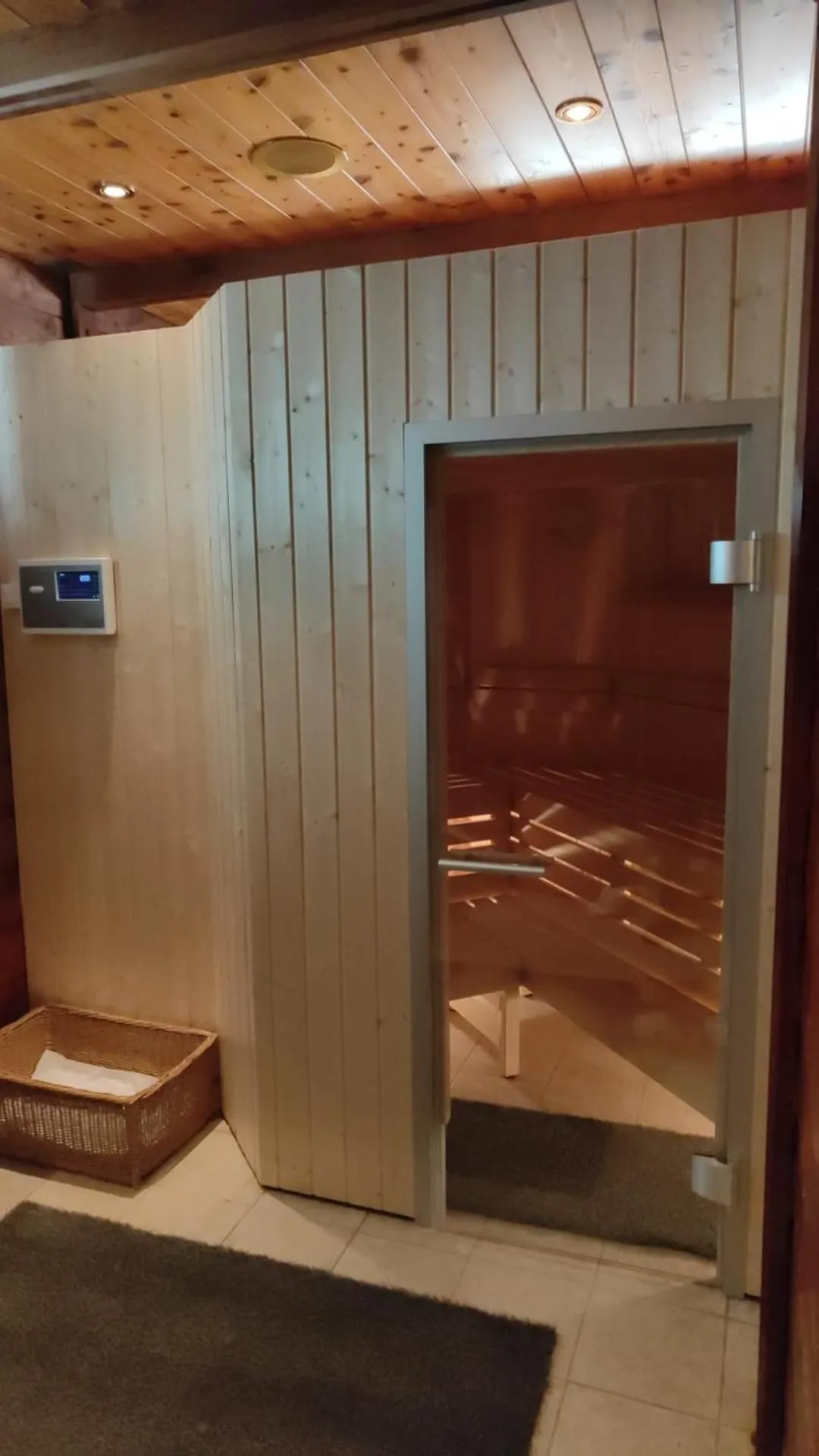 Sauna in Grichting Hotel & Serviced Apartments