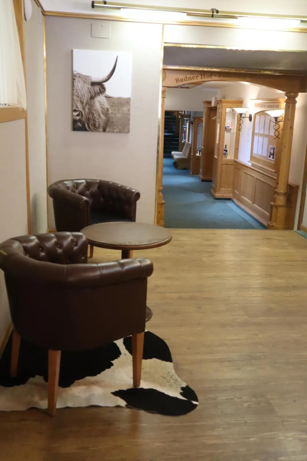 Seating area in Grichting Hotel & Serviced Apartments