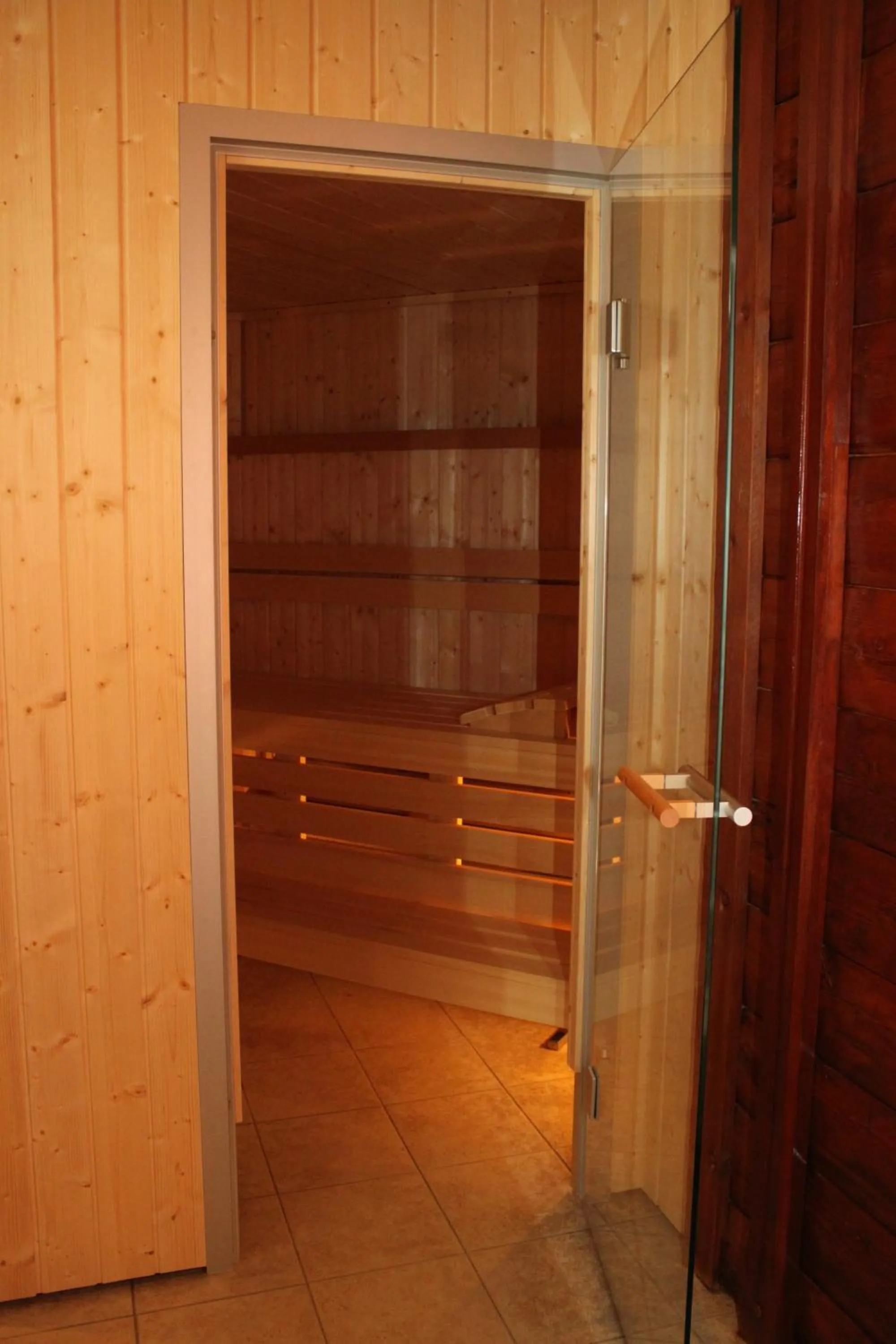 Sauna in Grichting Hotel & Serviced Apartments