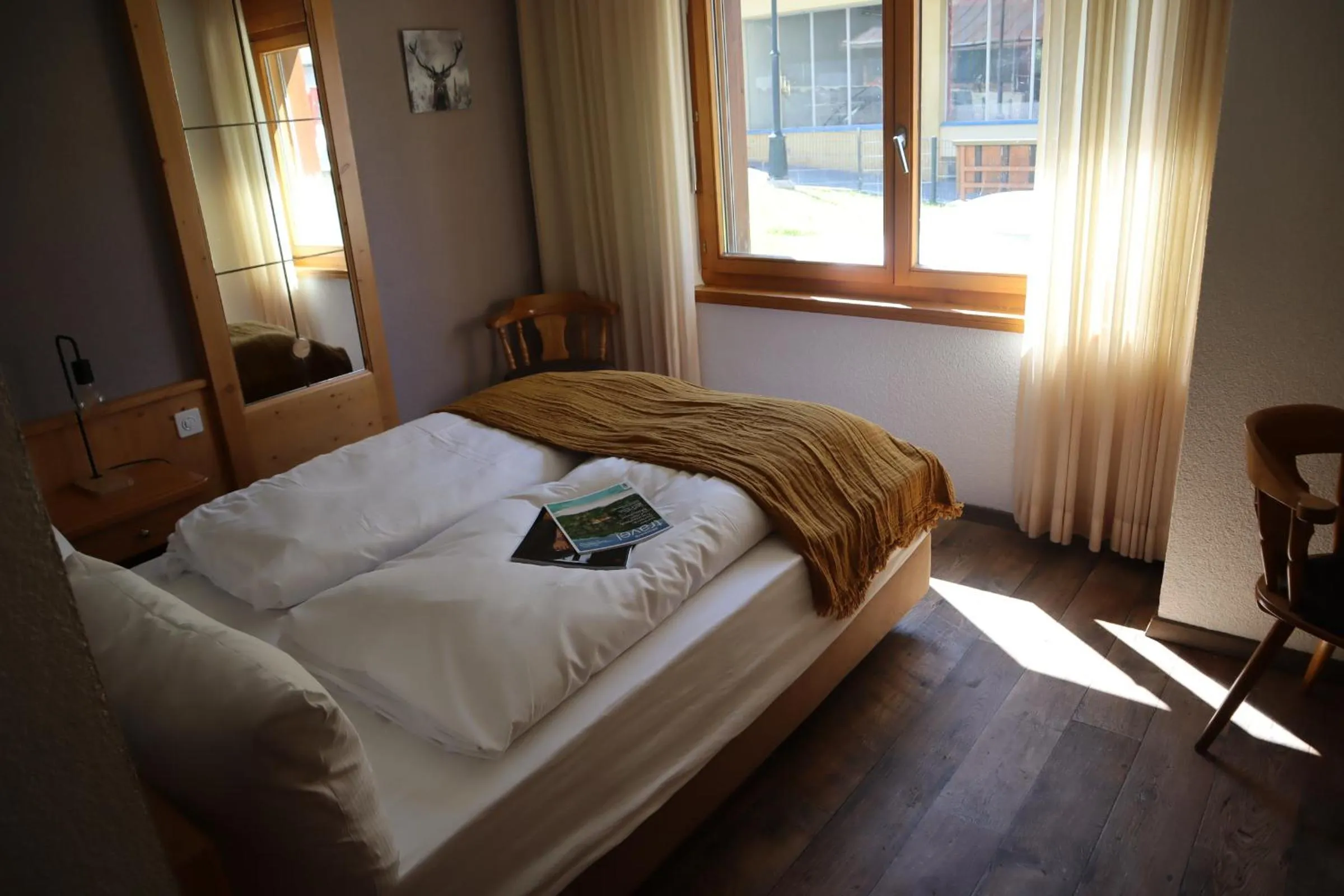 Bed in Grichting Hotel & Serviced Apartments