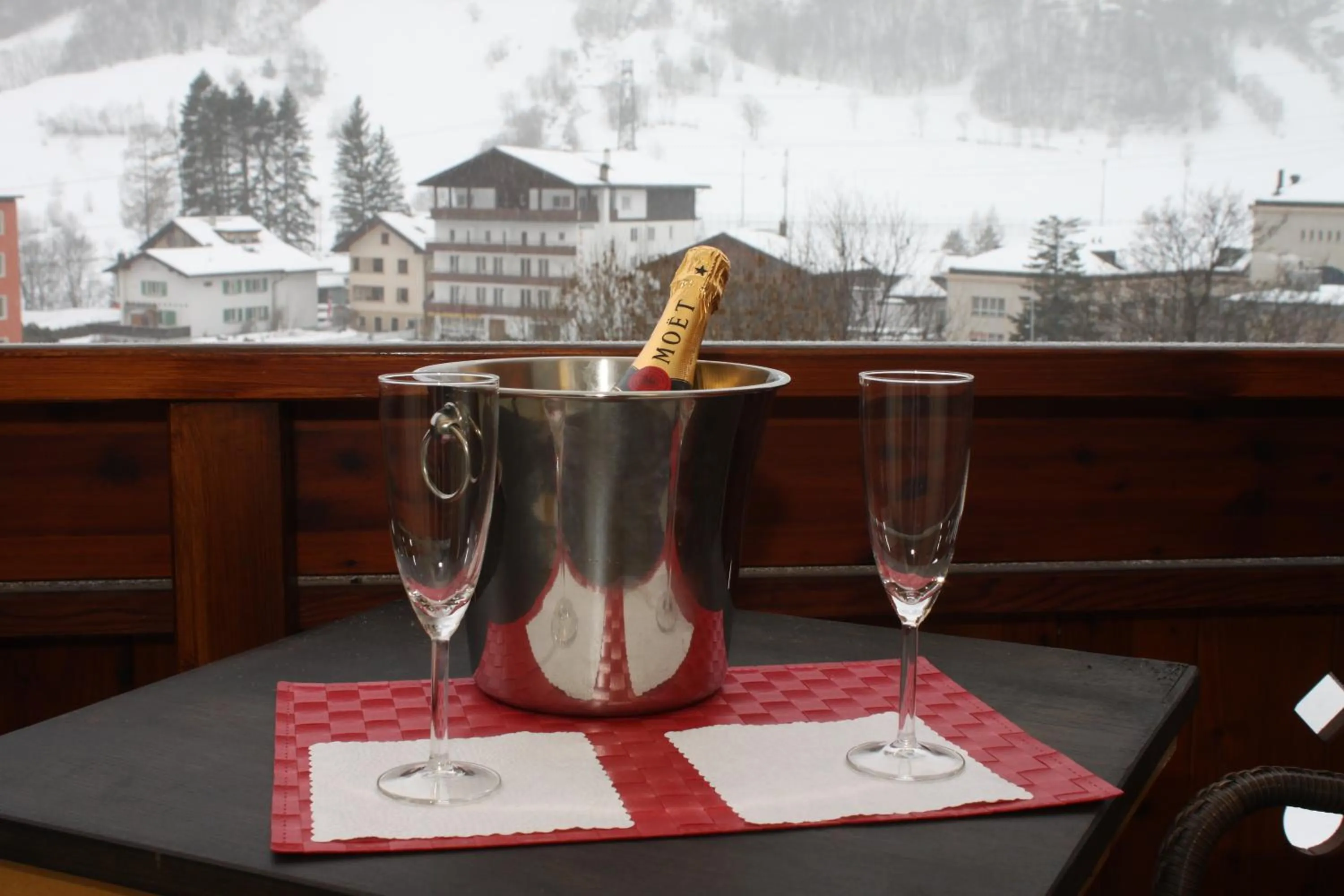 Quiet street view in Grichting Hotel & Serviced Apartments