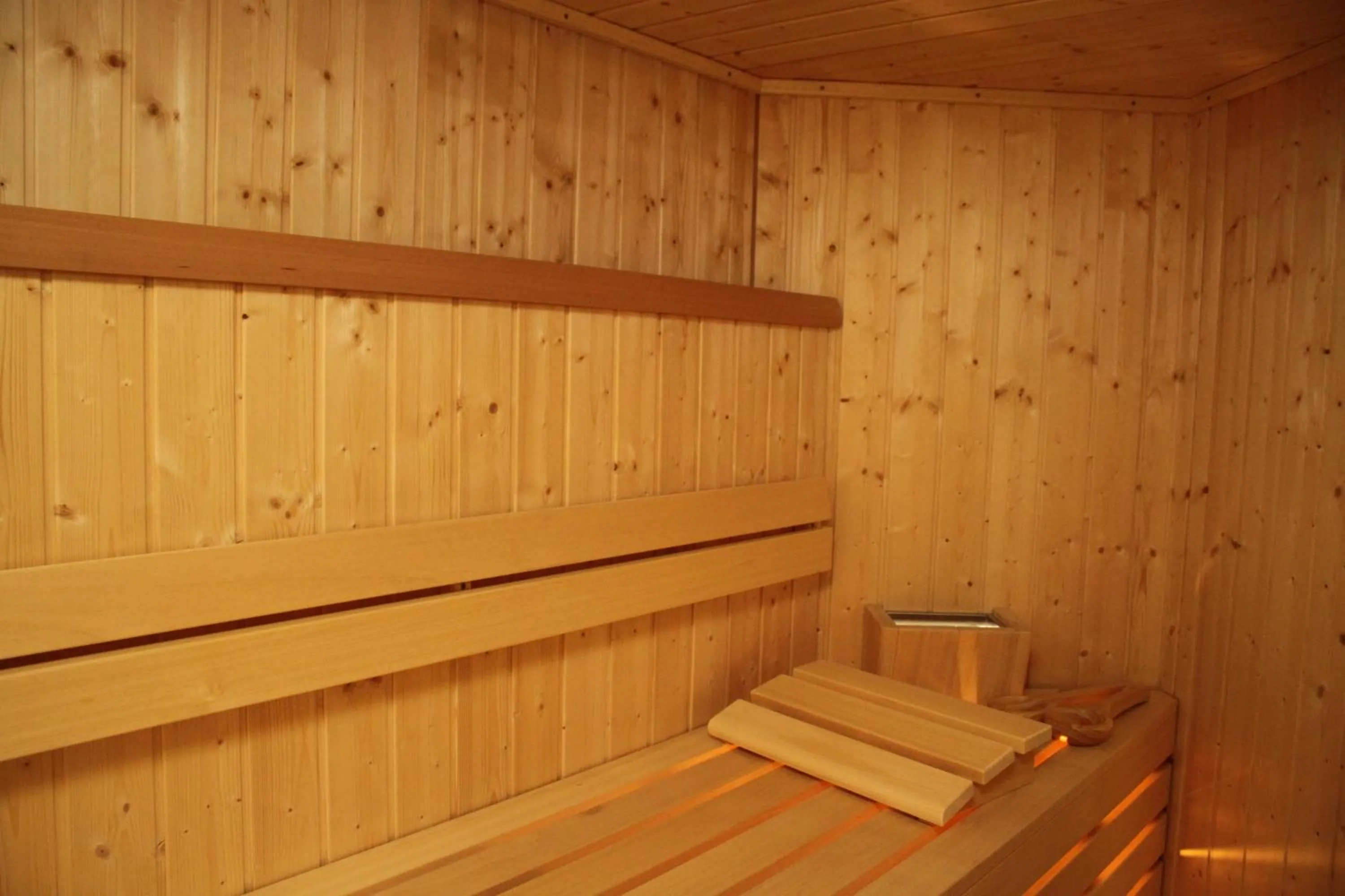 Sauna in Grichting Hotel & Serviced Apartments