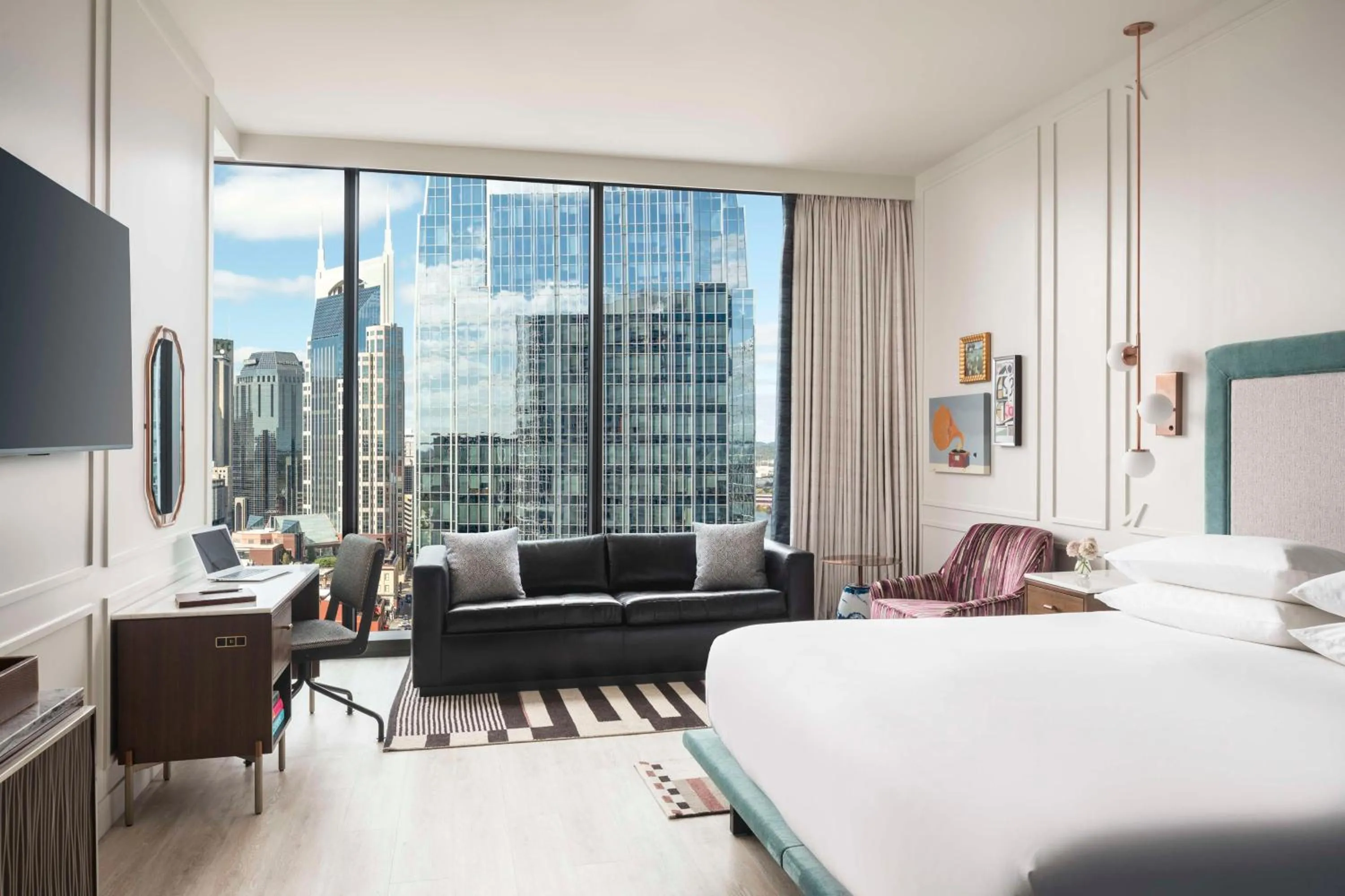 Photo of the whole room, Bed in Hyatt Centric Downtown Nashville