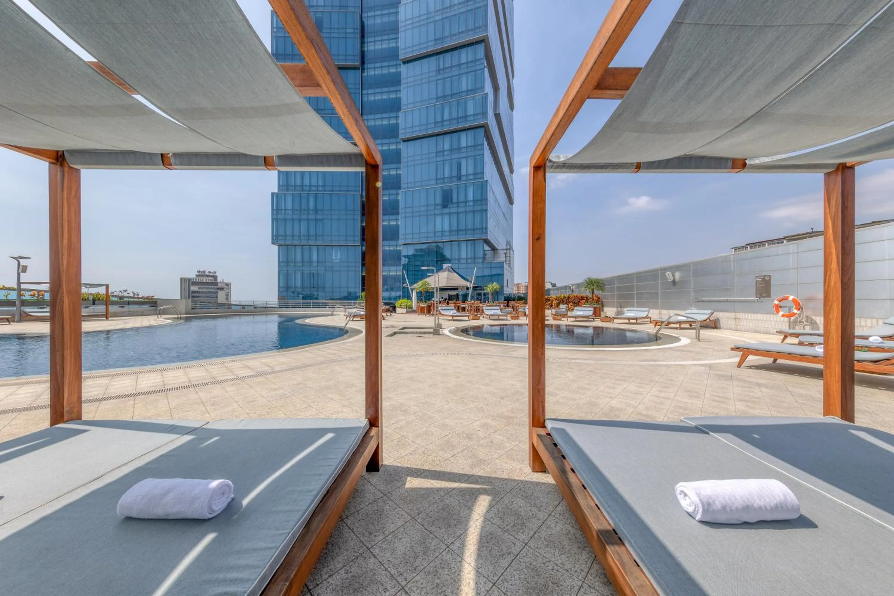 Pool view in InterContinental Luanda Miramar by IHG
