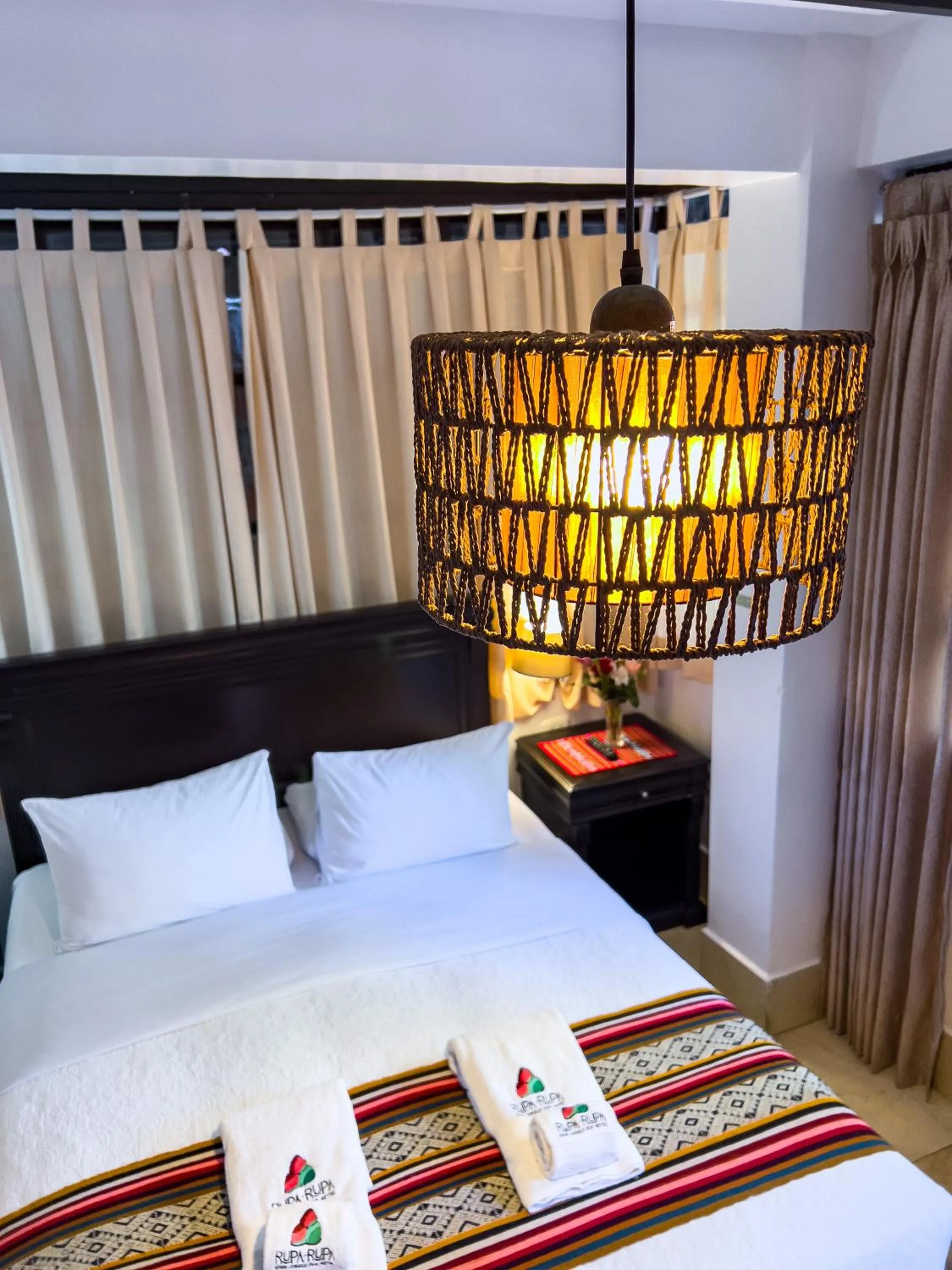 Bed in Rupa Rupa High Jungle Eco B&B