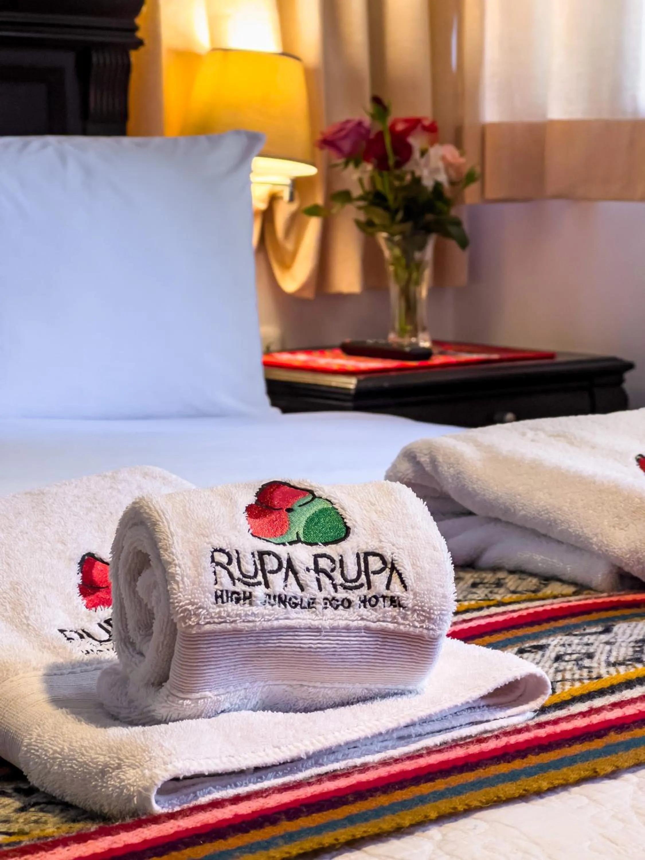 Bed in Rupa Rupa High Jungle Eco B&B