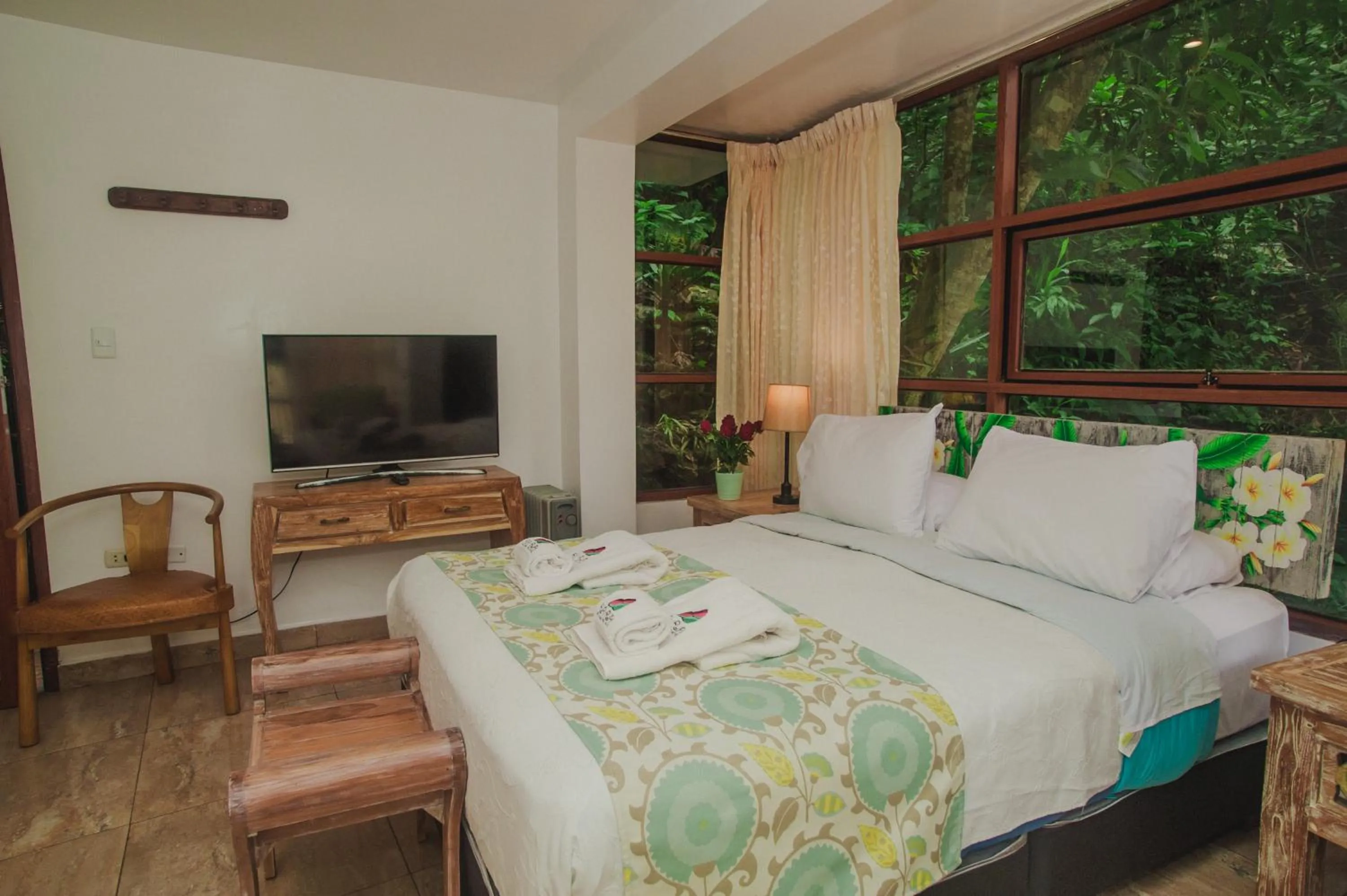 Bed in Rupa Rupa High Jungle Eco B&B