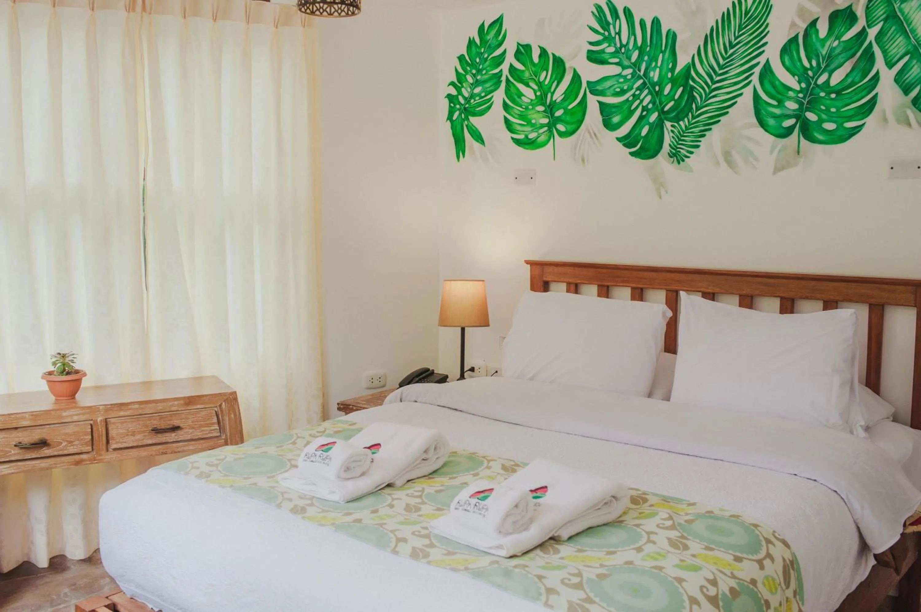 Bed in Rupa Rupa High Jungle Eco B&B