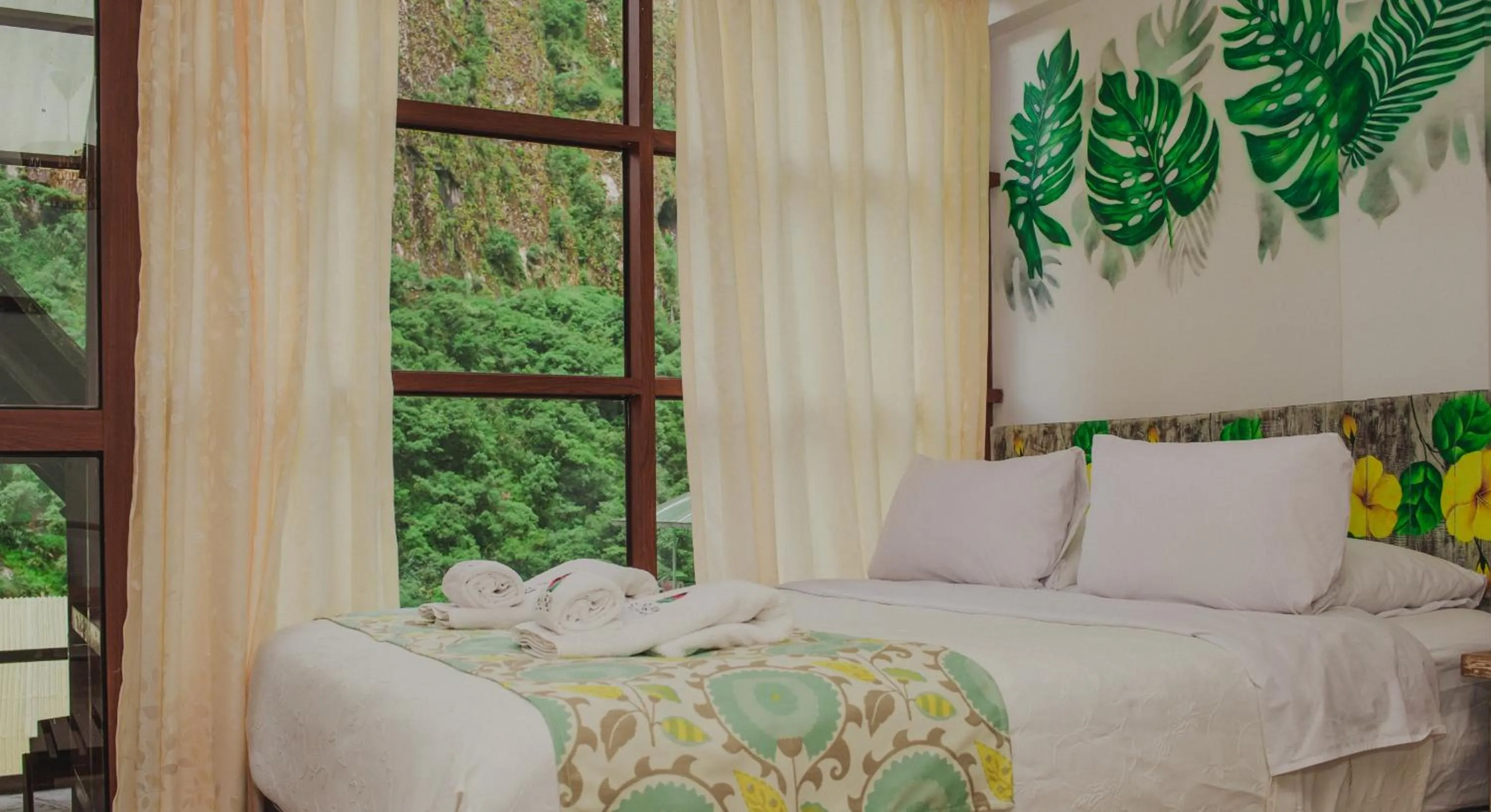 Bed in Rupa Rupa High Jungle Eco B&B