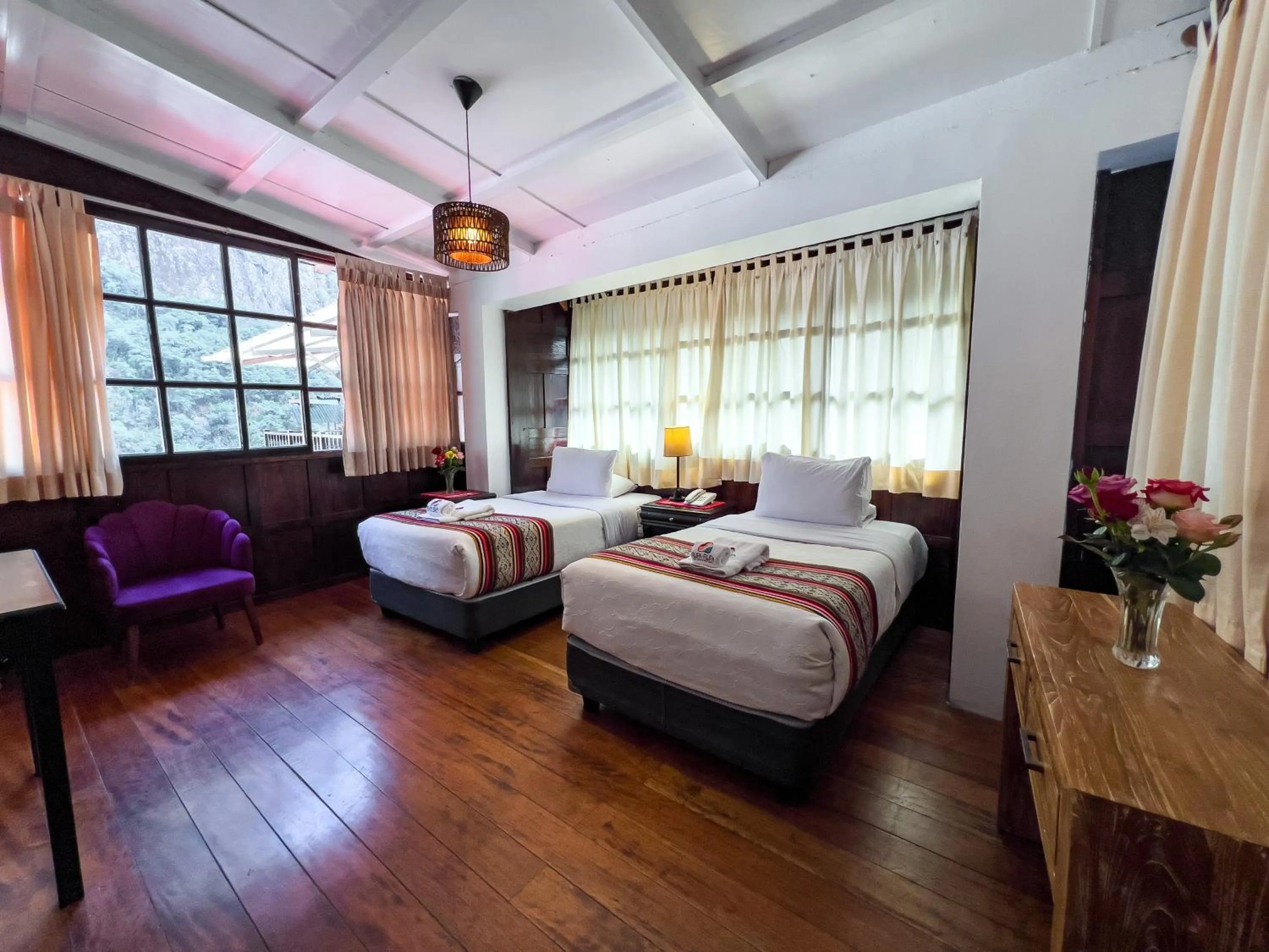 Bed in Rupa Rupa High Jungle Eco B&B