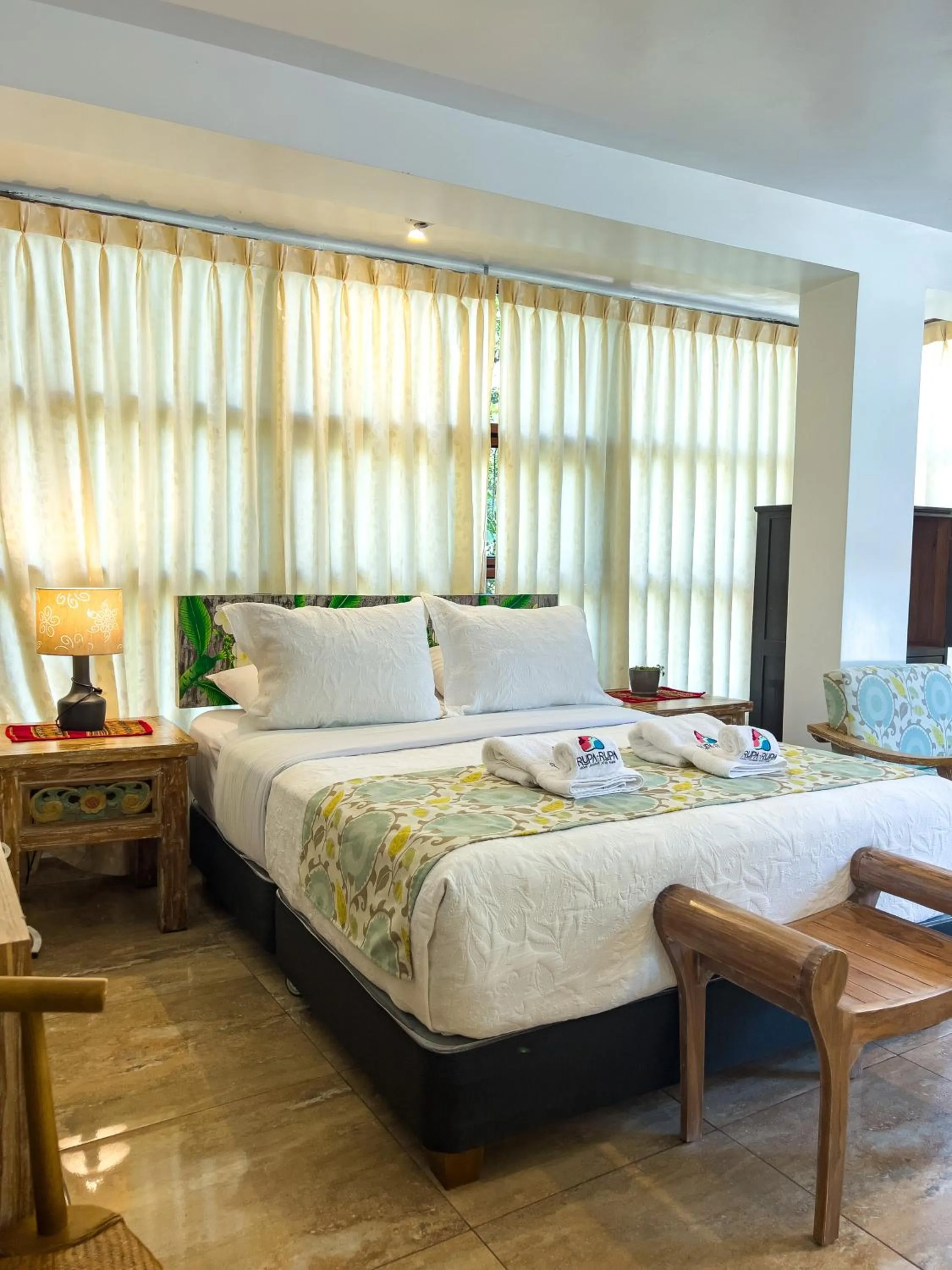 Bed in Rupa Rupa High Jungle Eco B&B