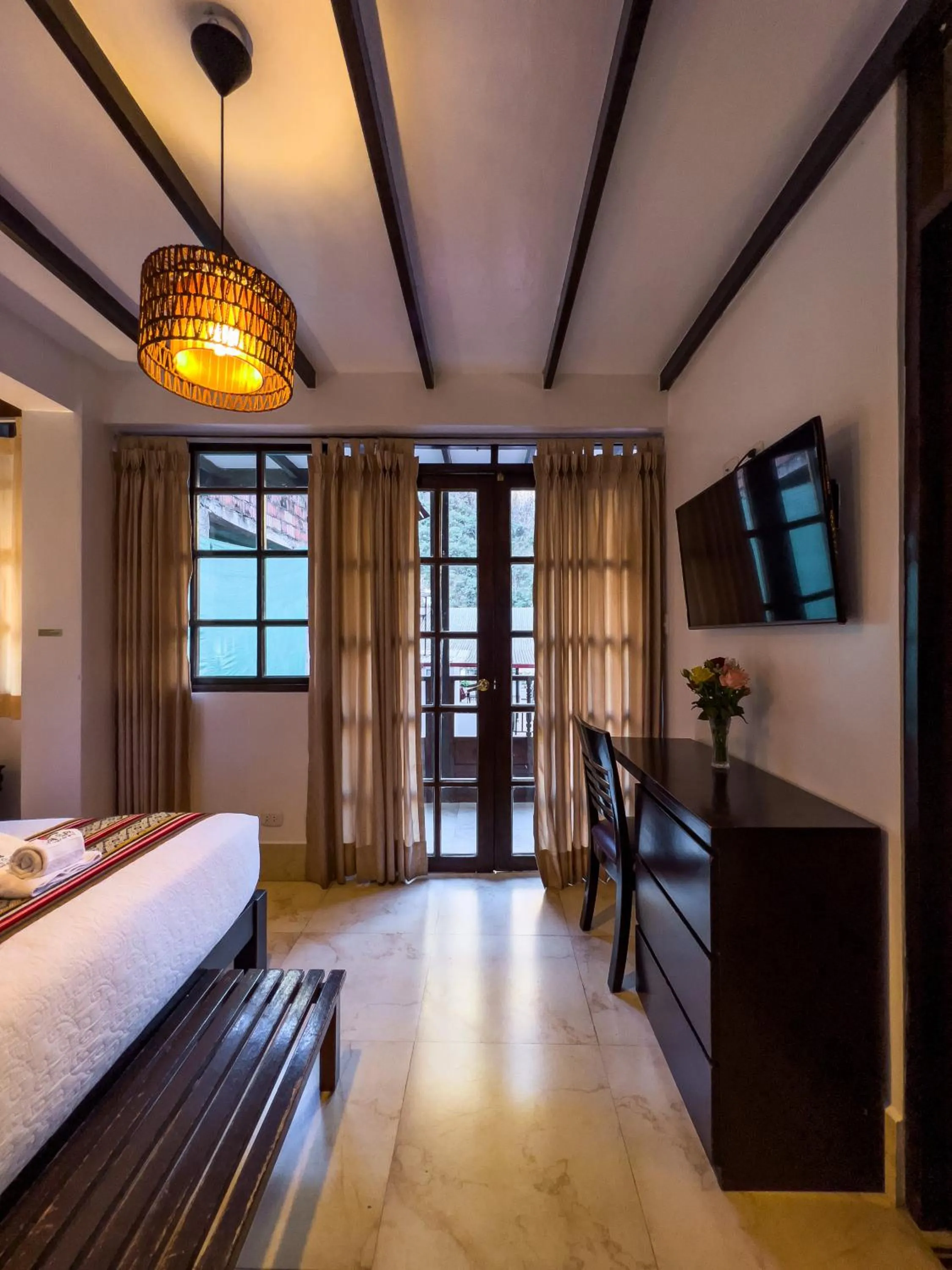 Bed in Rupa Rupa High Jungle Eco B&B