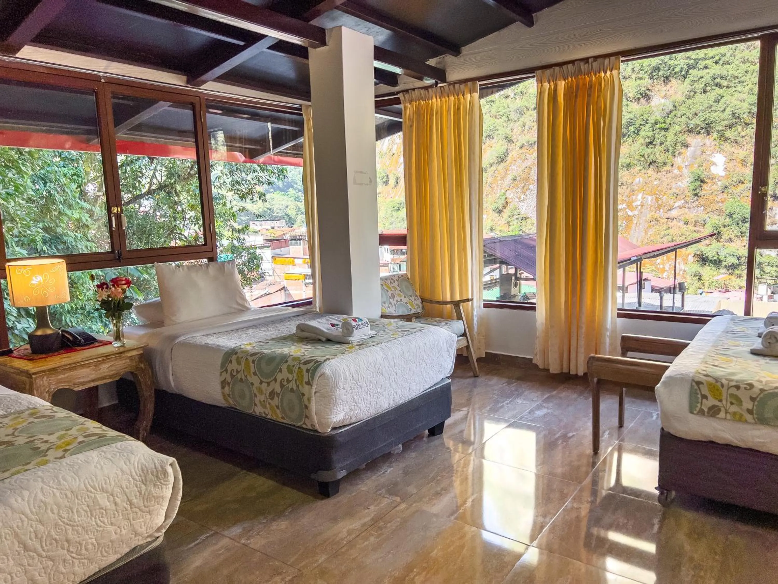 Bed in Rupa Rupa High Jungle Eco B&B