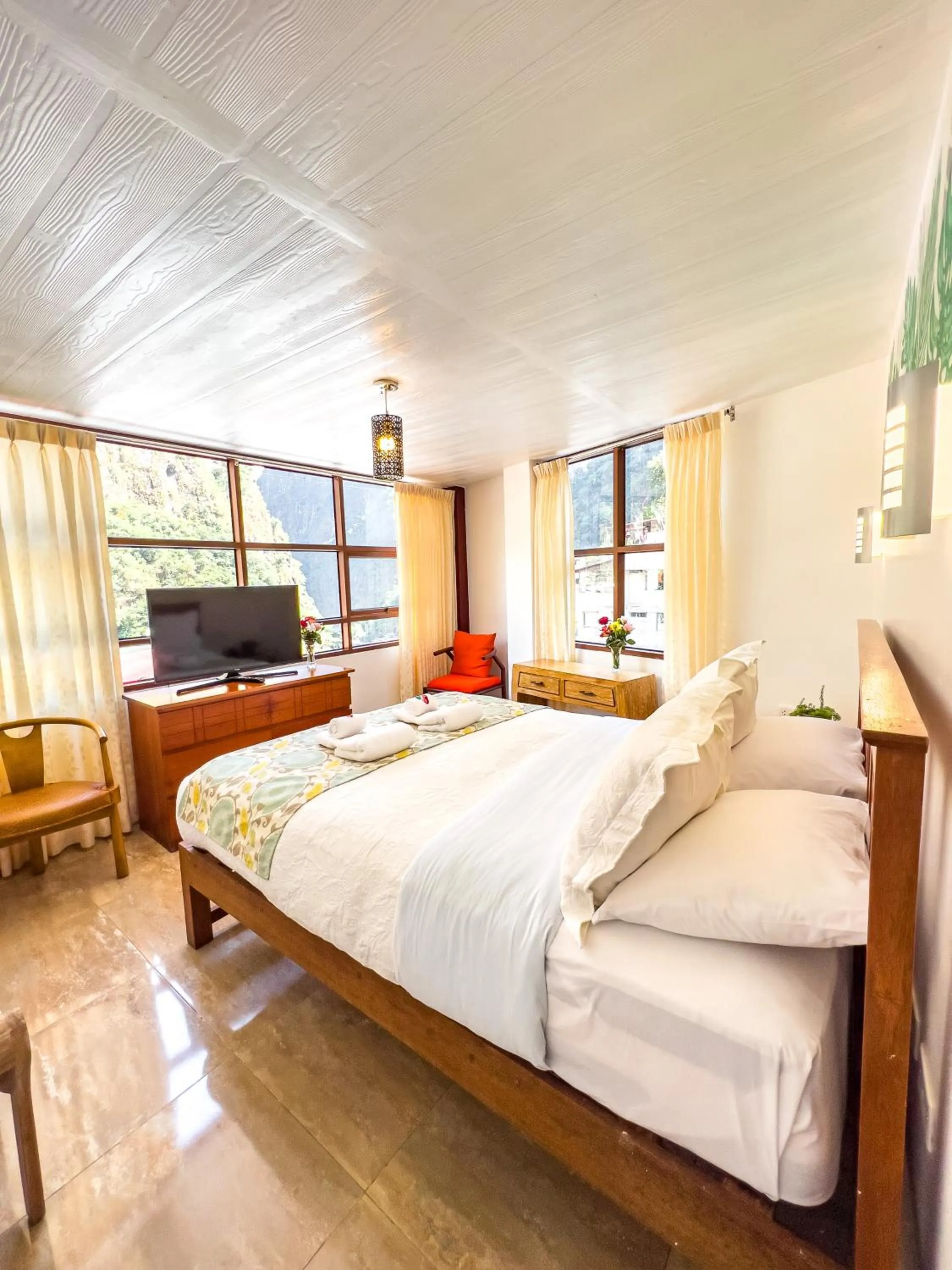 Bed in Rupa Rupa High Jungle Eco B&B