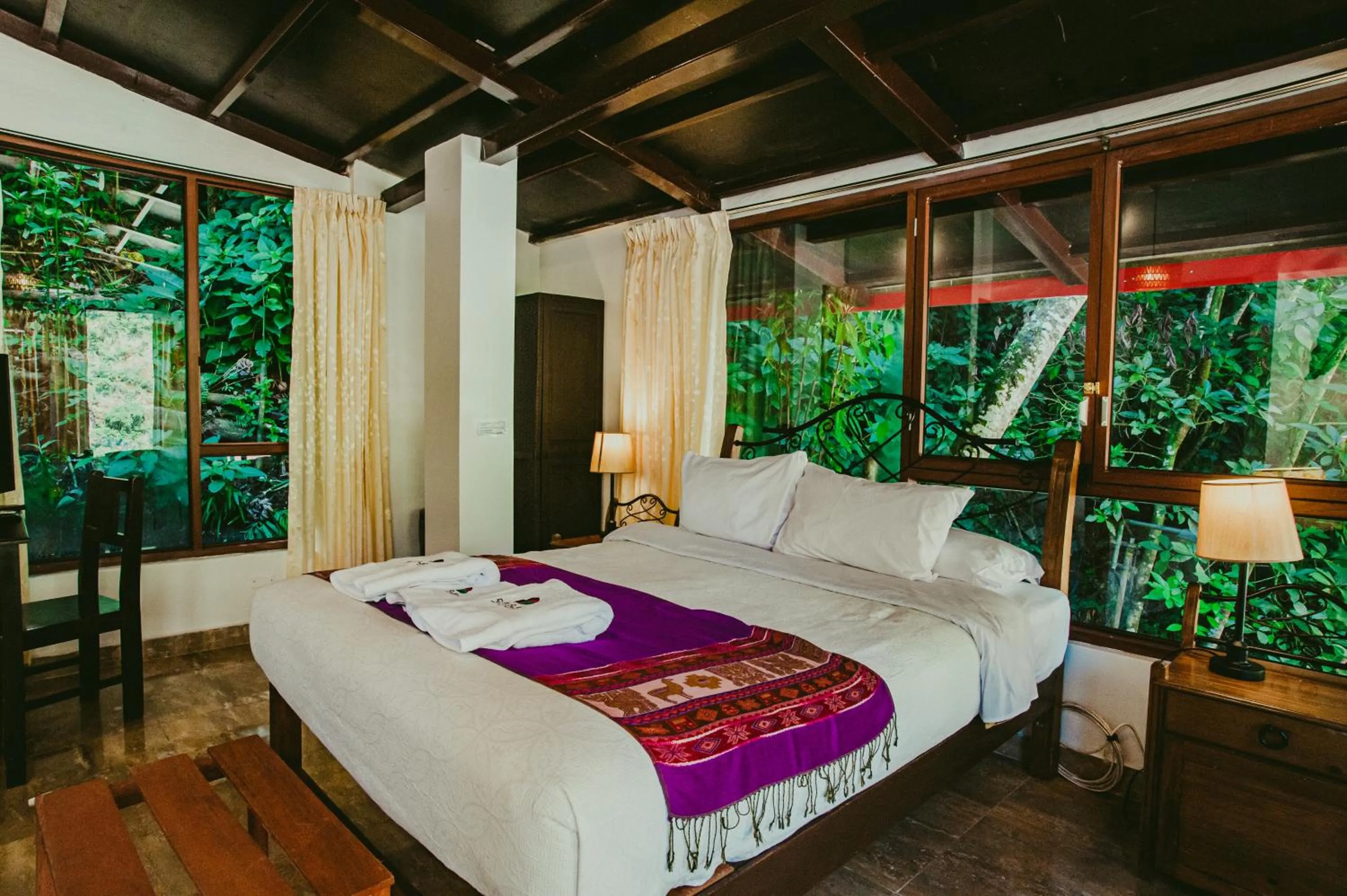 Photo of the whole room, Bed in Rupa Rupa High Jungle Eco B&B