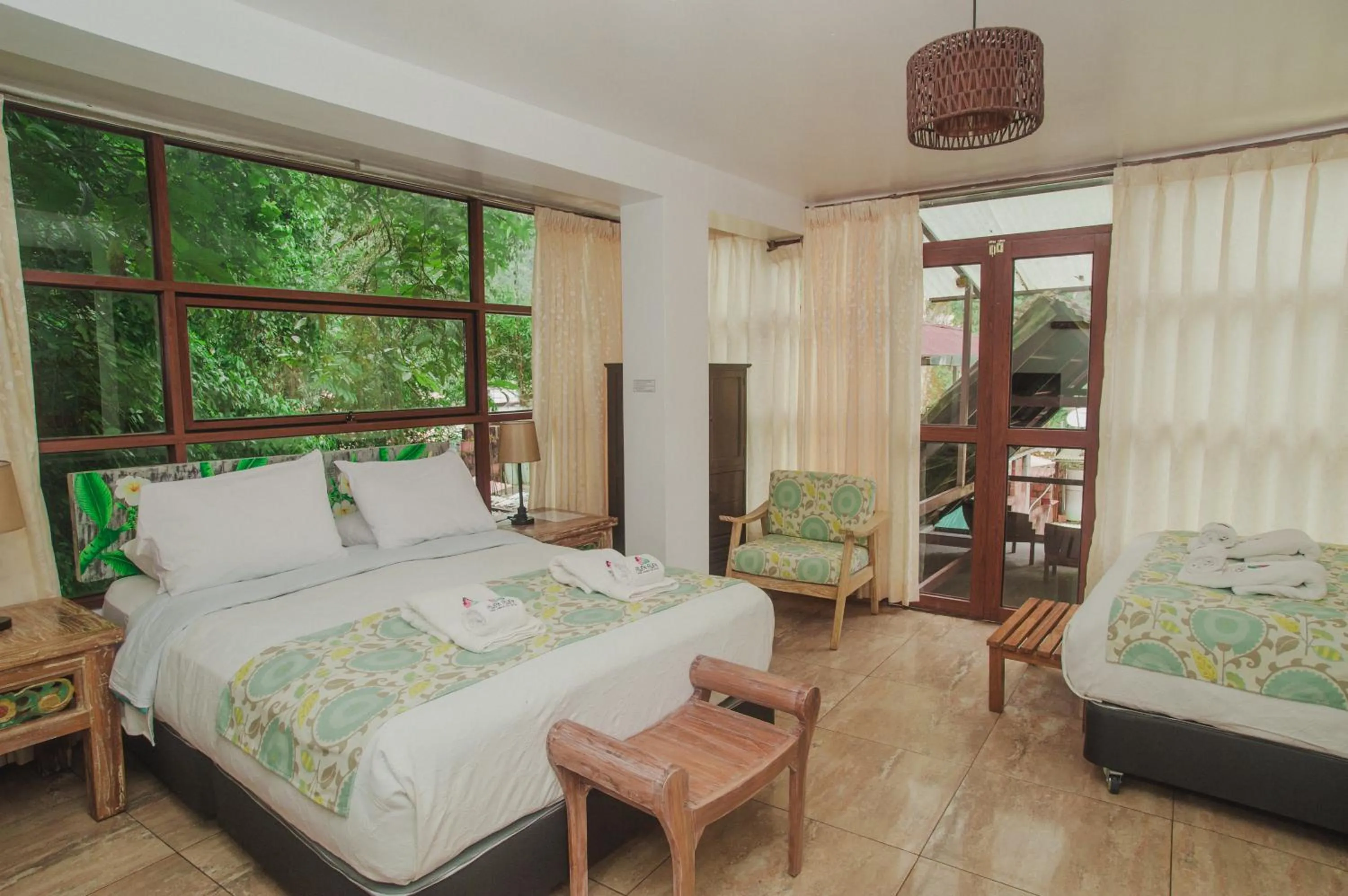 Bed in Rupa Rupa High Jungle Eco B&B