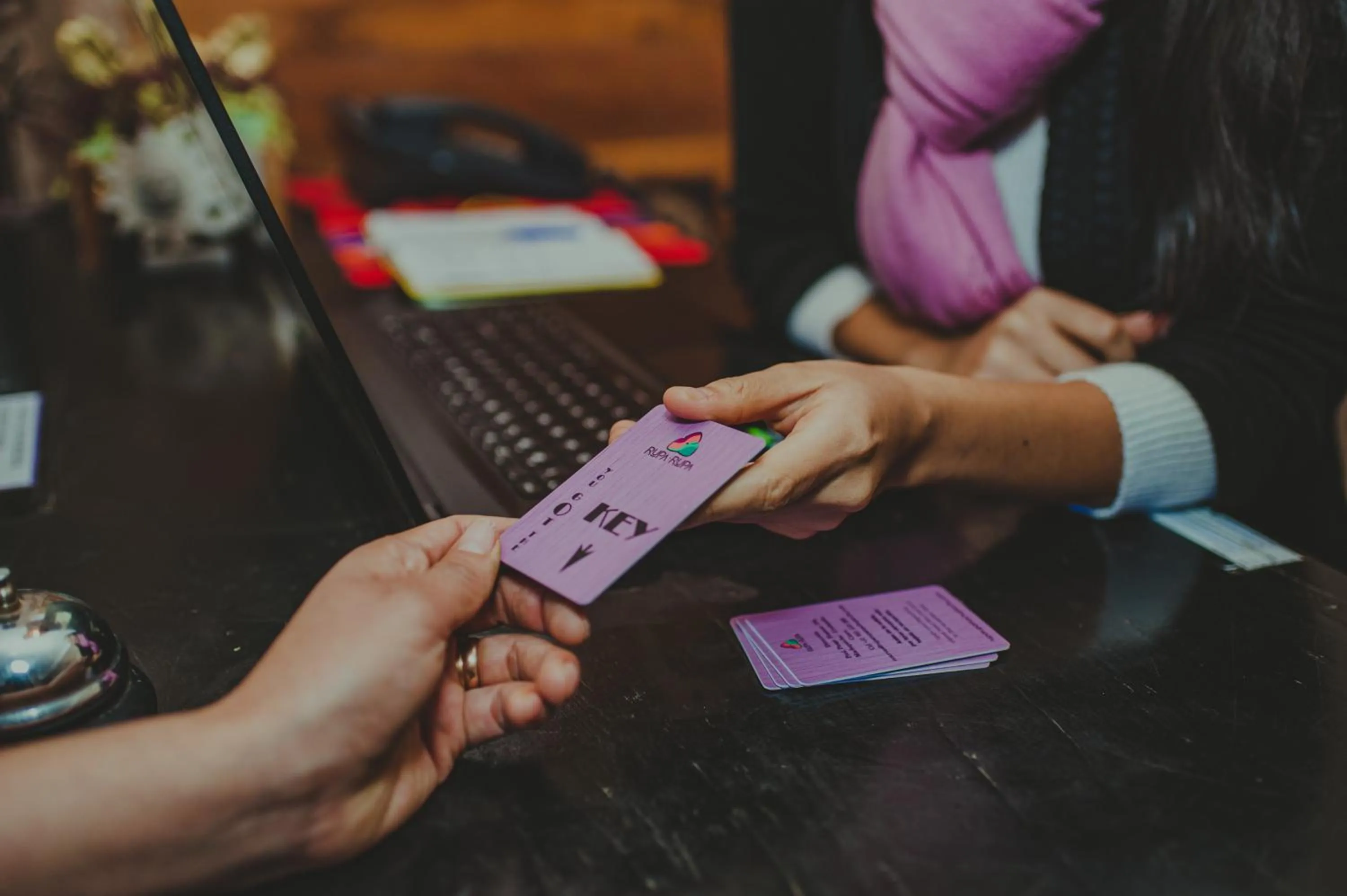Lobby or reception in Rupa Rupa High Jungle Eco B&B