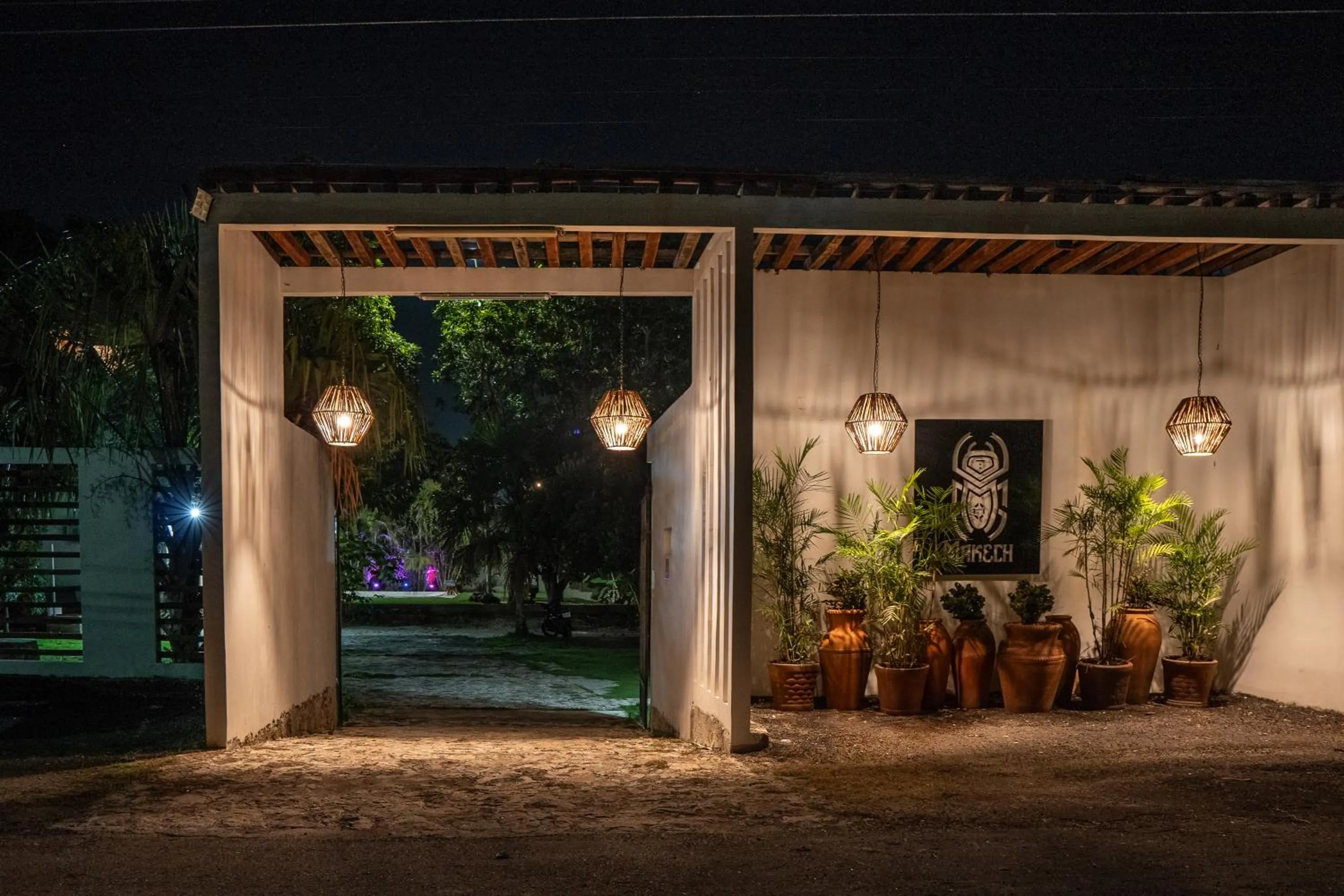 Facade/entrance in Hotel Makech