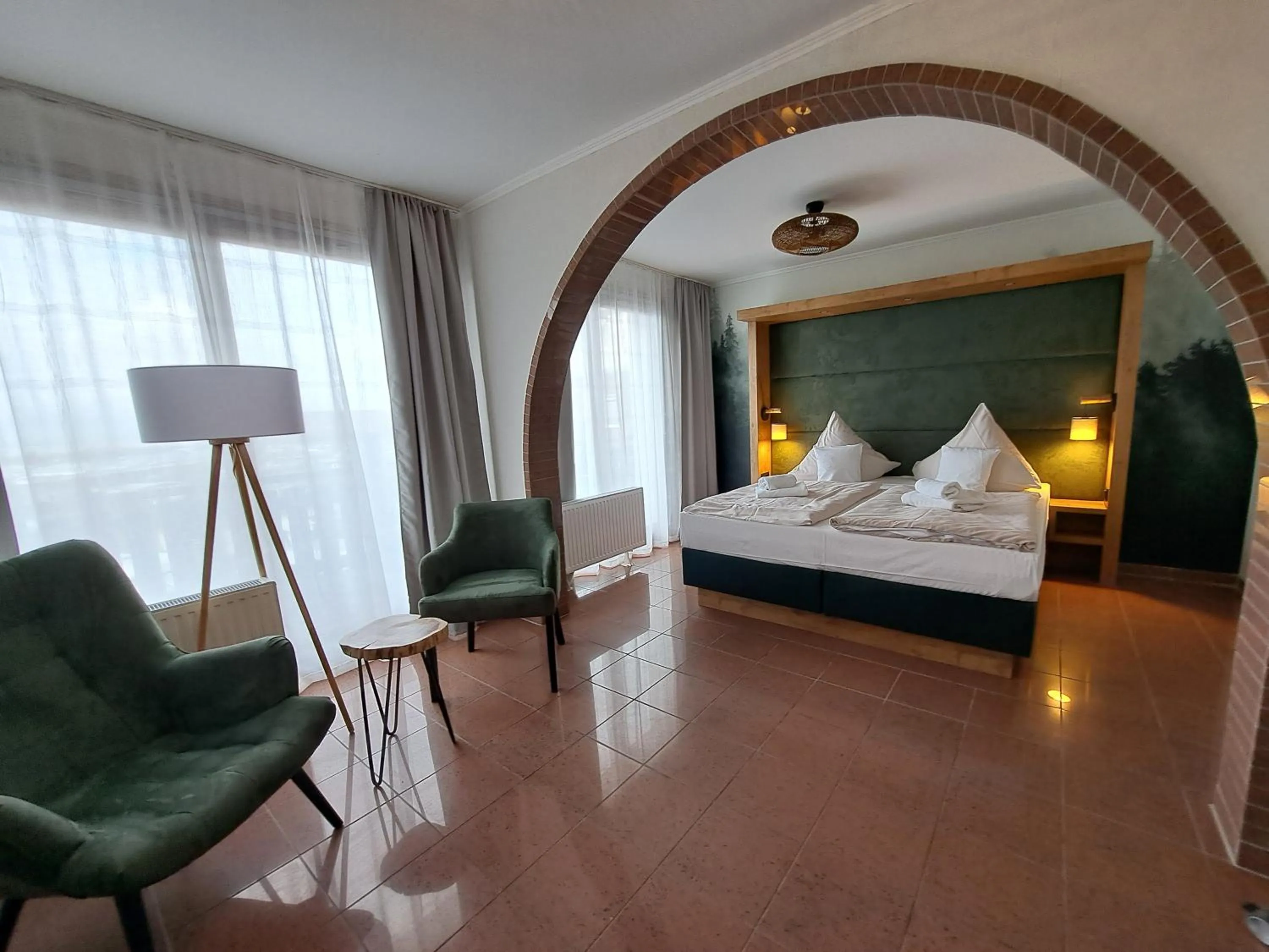 Bedroom, Bed in Hotel Wernerwald