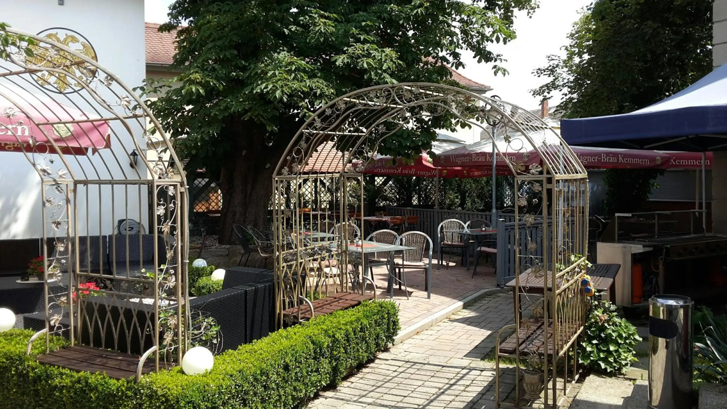 Garden in eXo Hotel Franka Bamberg - by NeVo Hotels