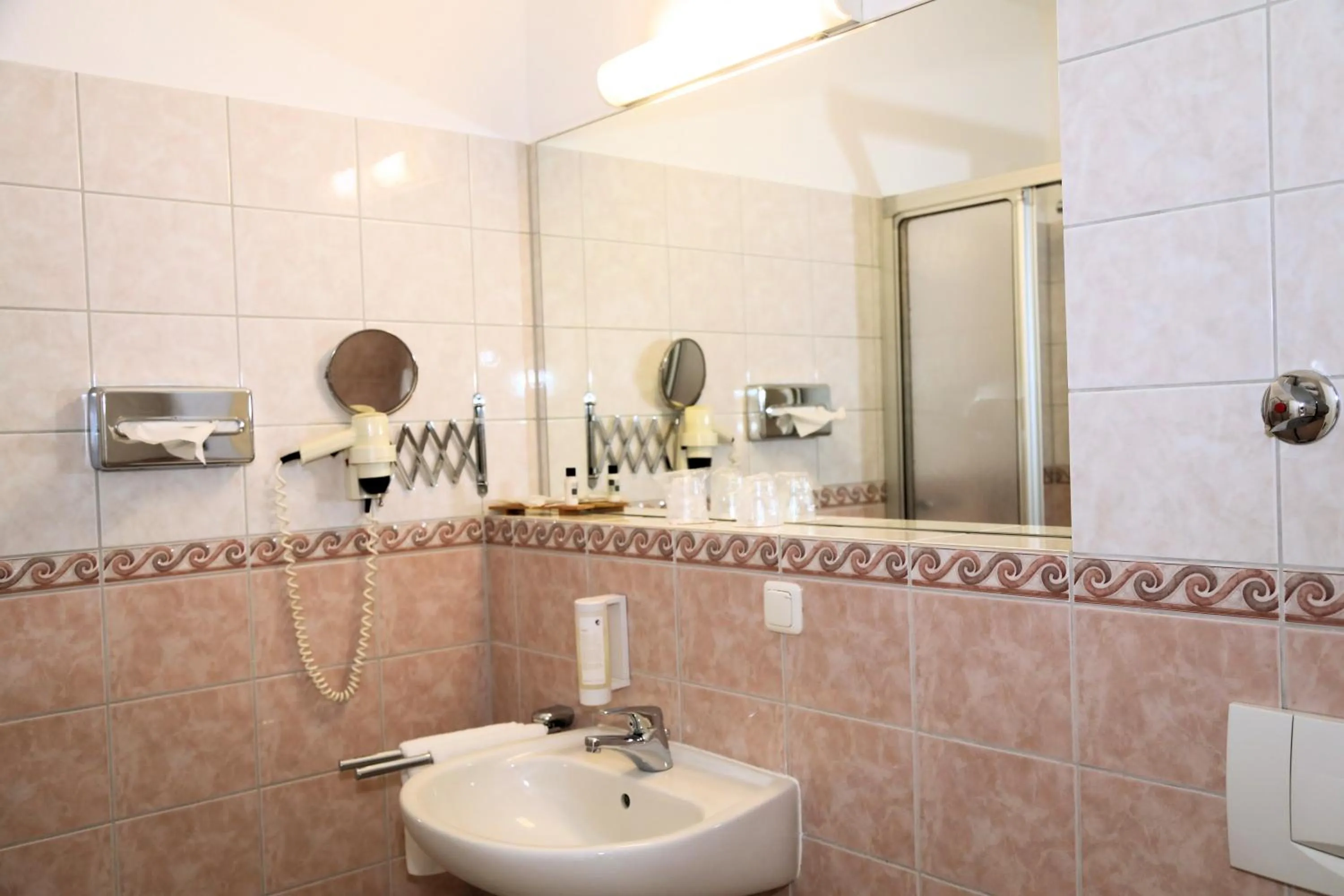 Bathroom in eXo Hotel Franka Bamberg - by NeVo Hotels