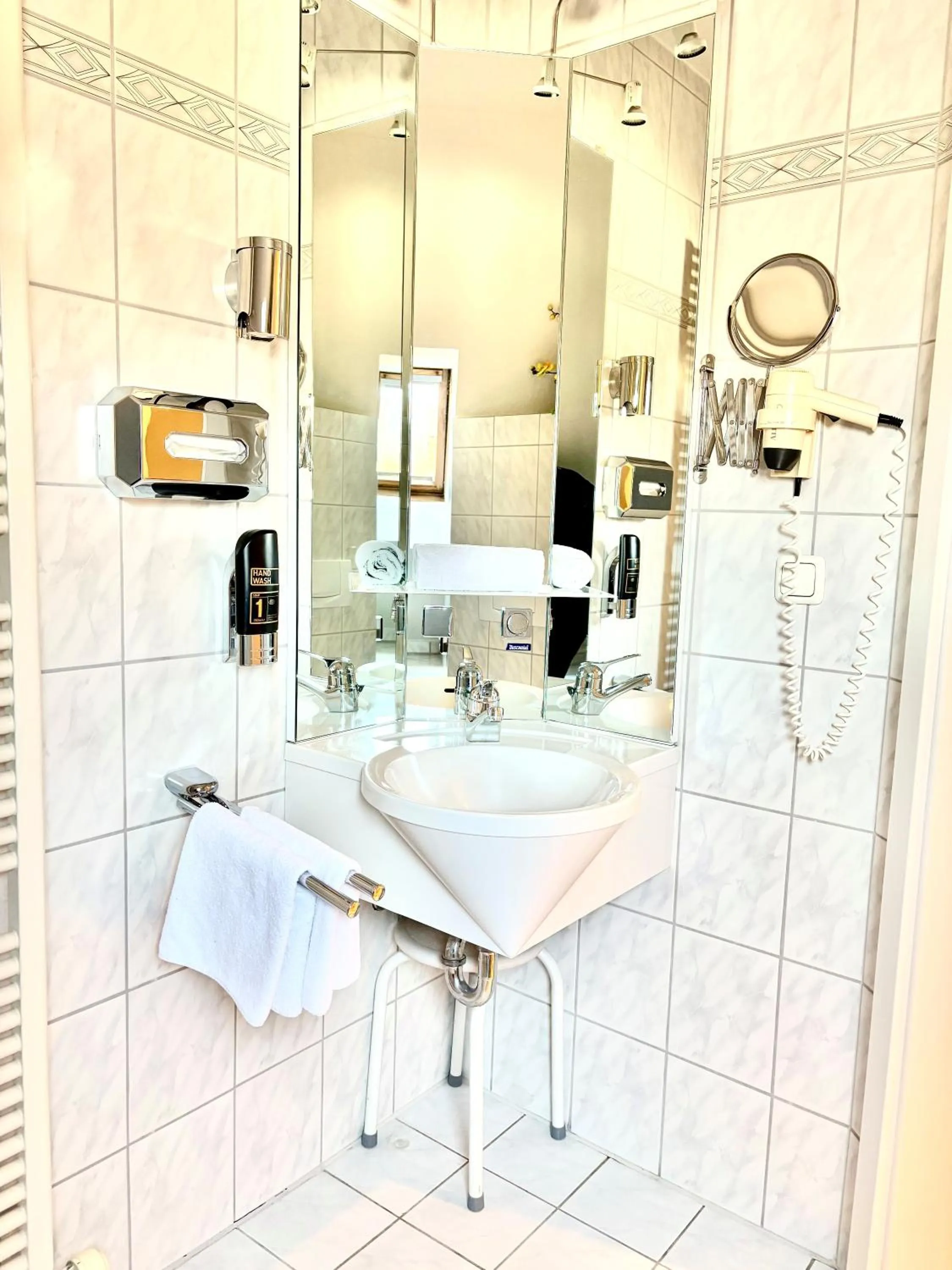 Bathroom in eXo Hotel Franka Bamberg - by NeVo Hotels