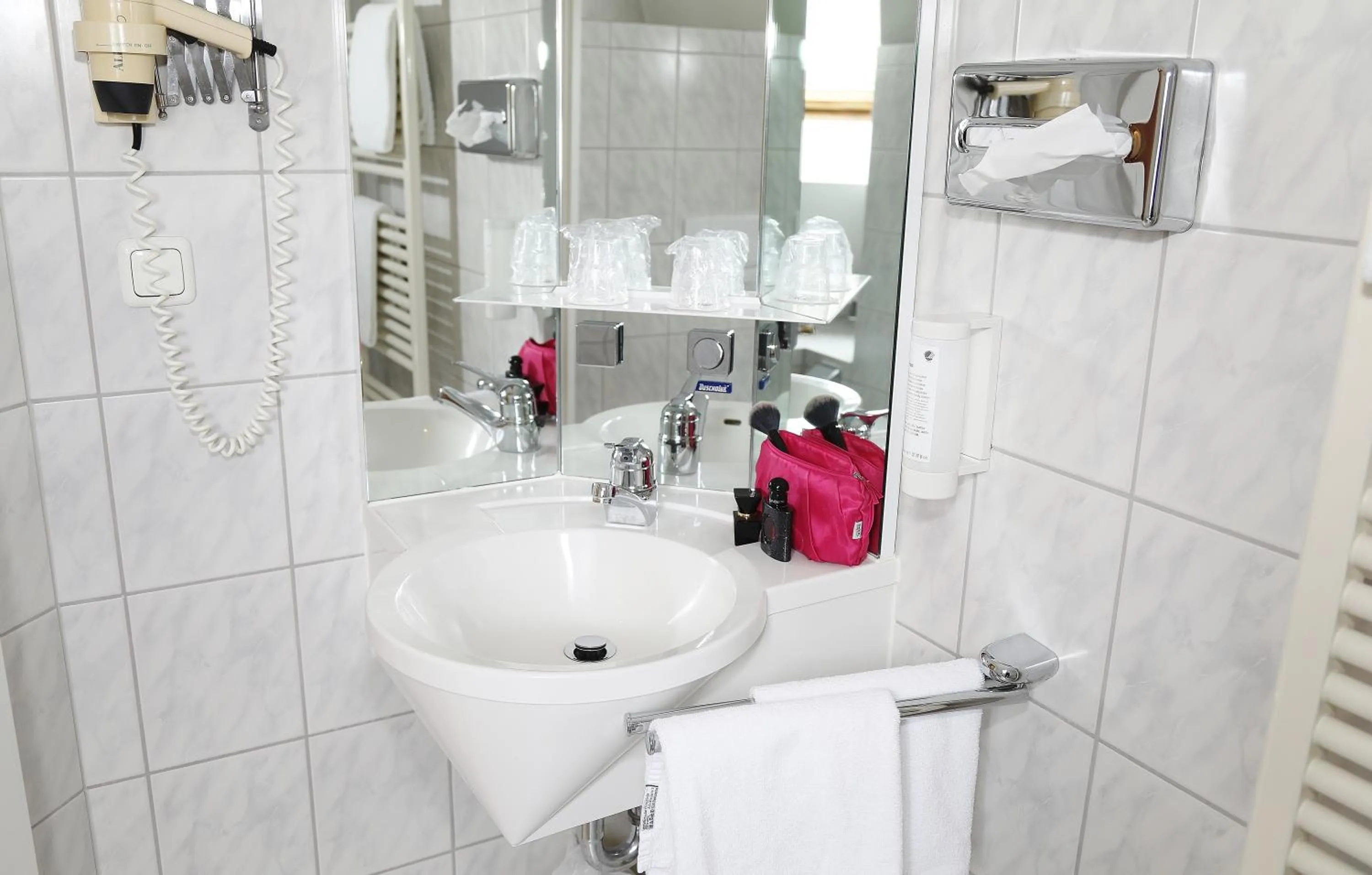 Bathroom in eXo Hotel Franka Bamberg - by NeVo Hotels