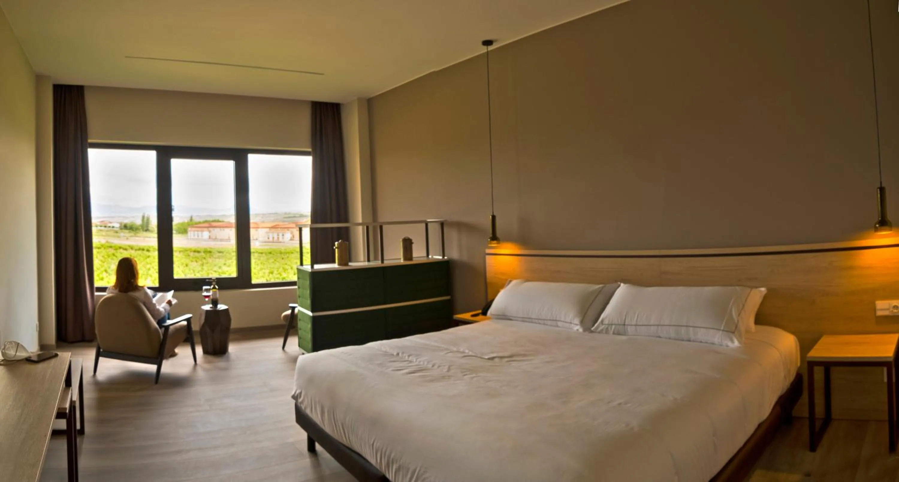 Photo of the whole room, Bed in Hotel Bodega FyA - GRUPO PIÉROLA