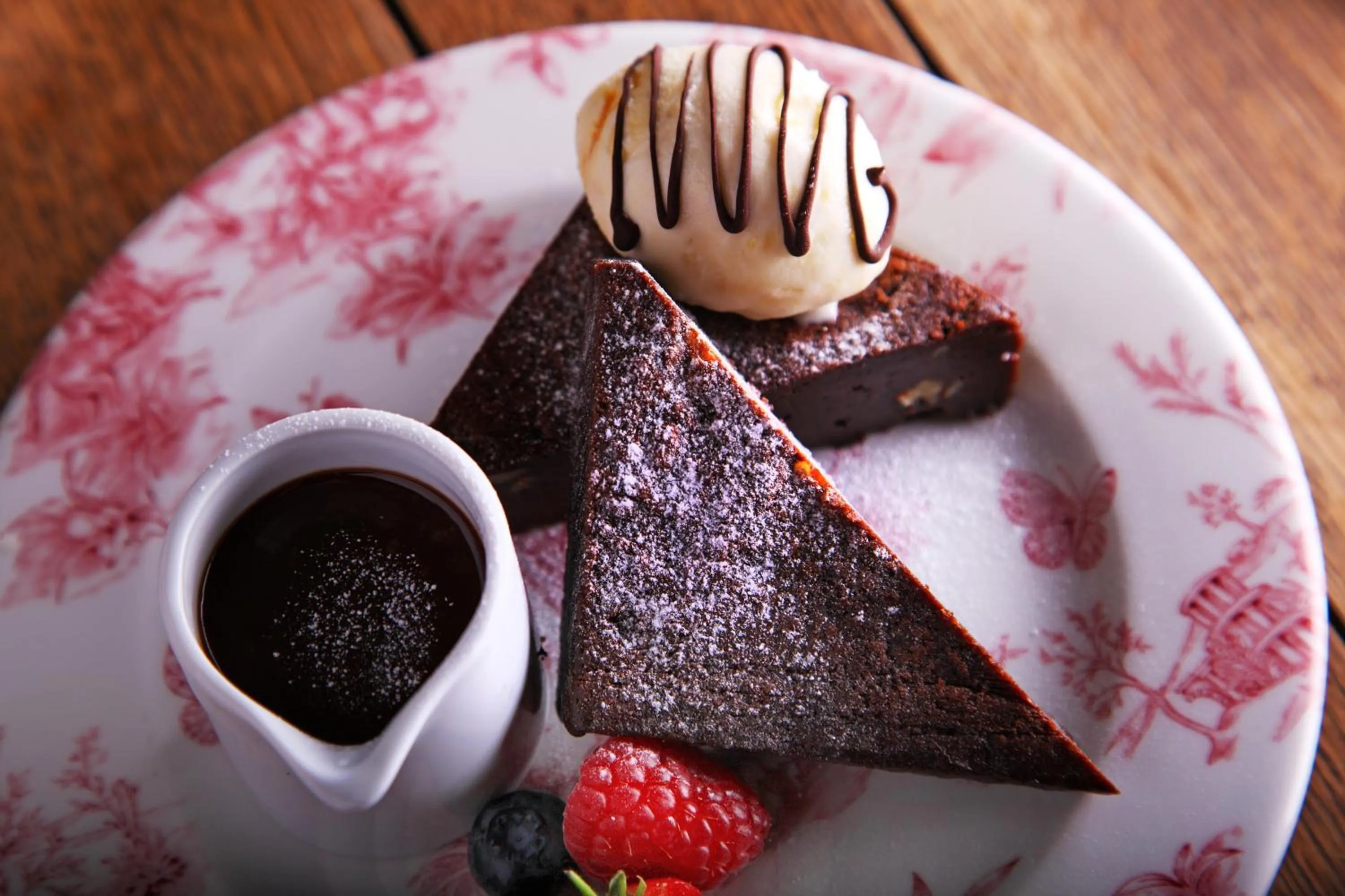 Food close-up in The Plough Inn