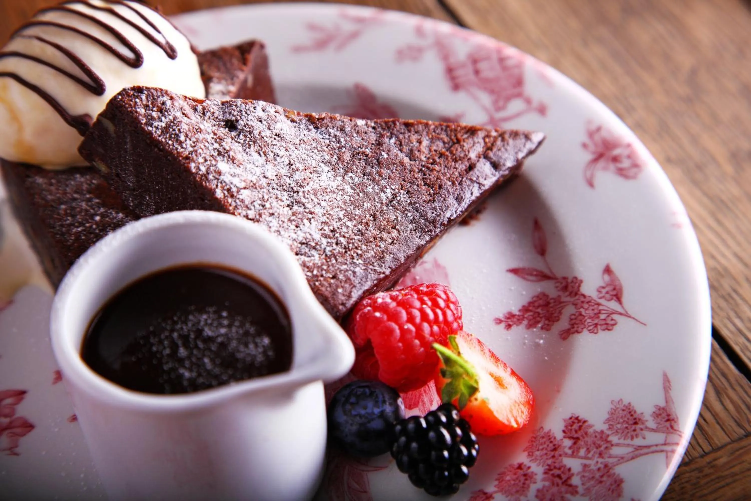 Food close-up in The Plough Inn
