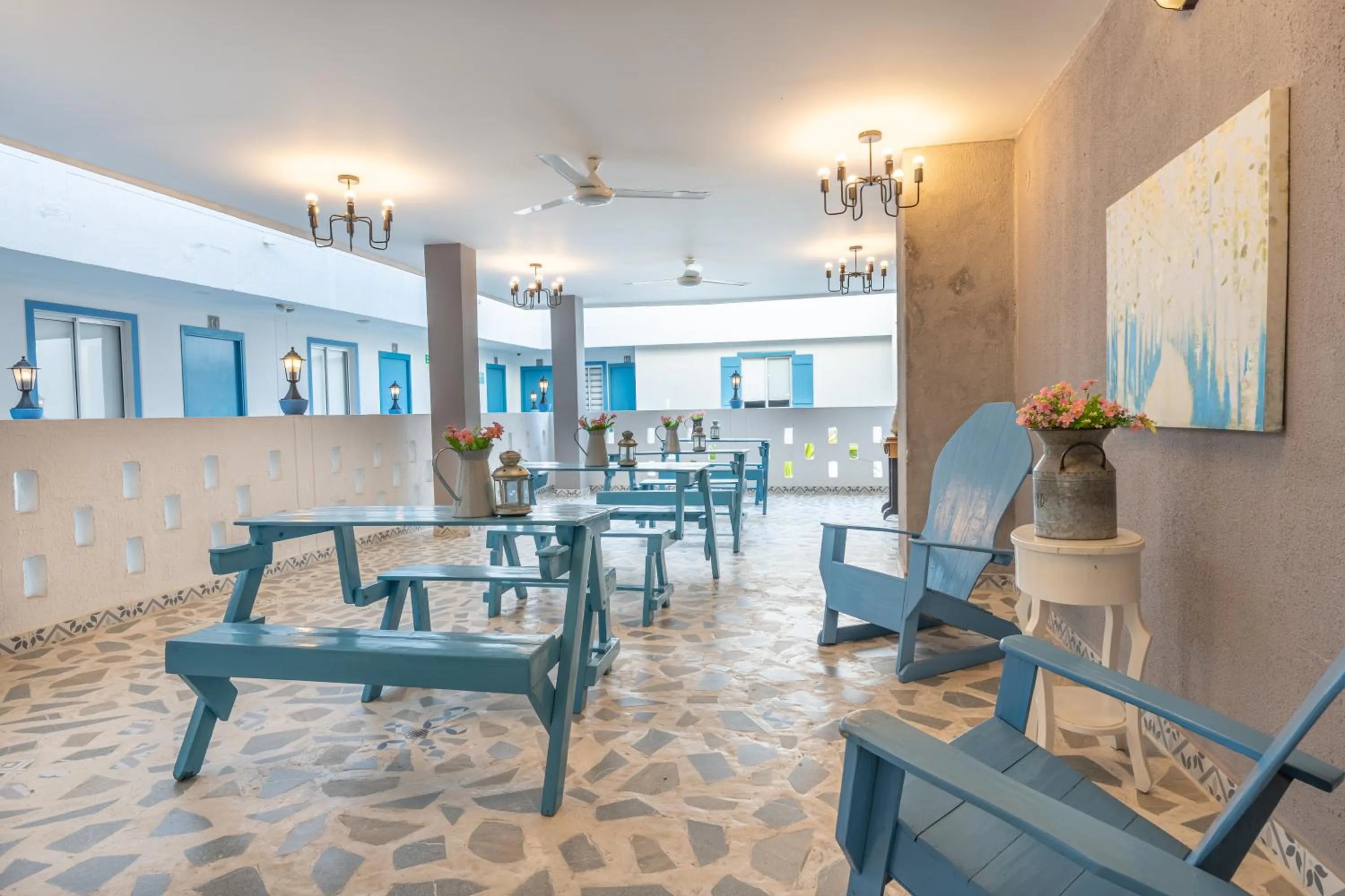 Seating area in Hotel Adaz Mediterráneo