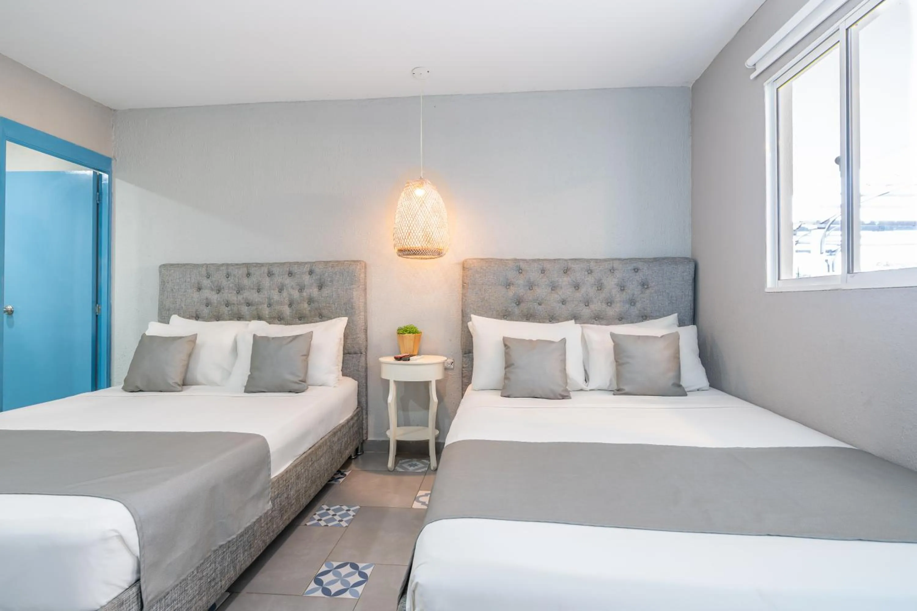 Bed in Hotel Adaz Mediterráneo