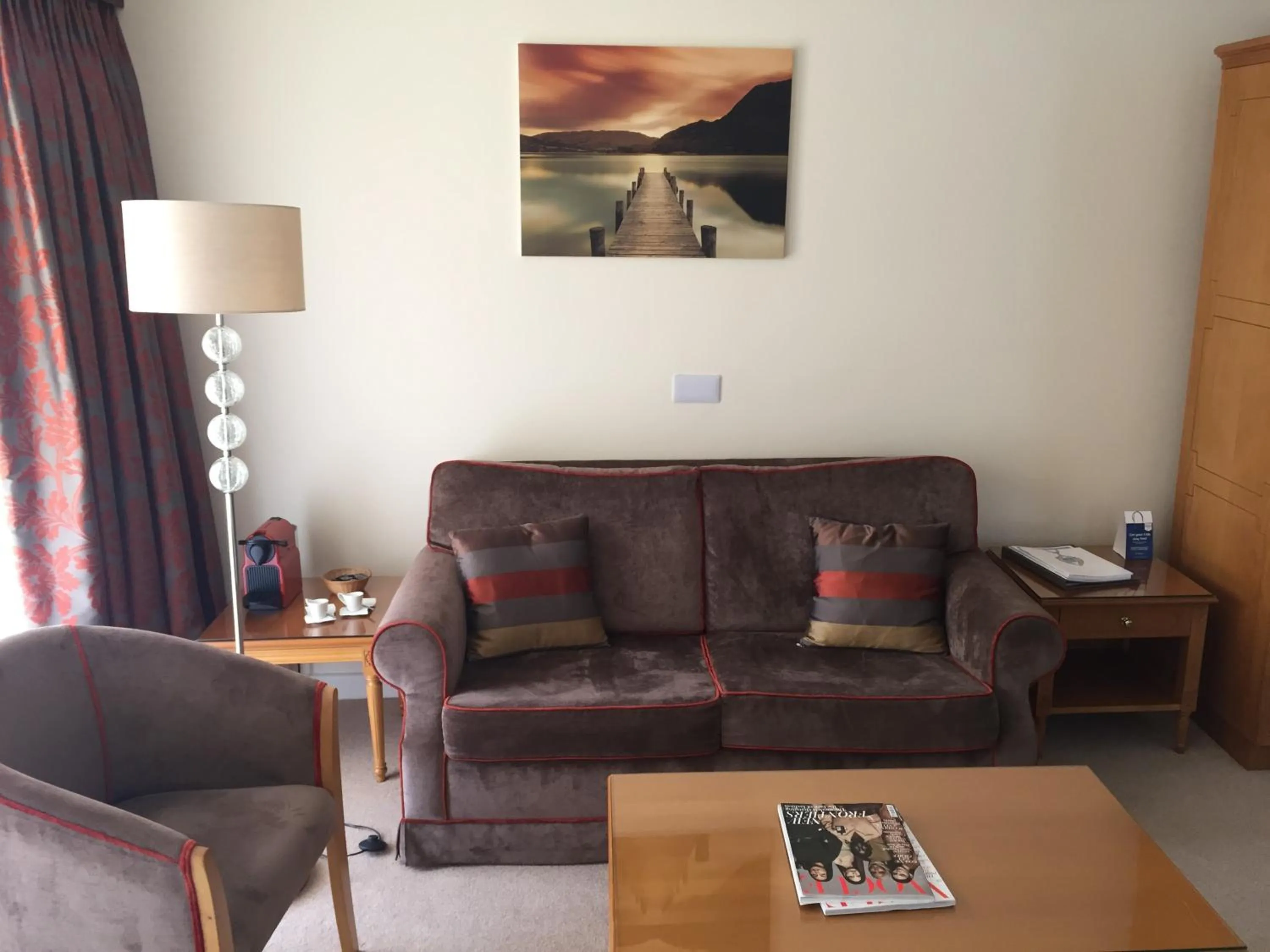 Seating area in Best Western Hotel de Havelet