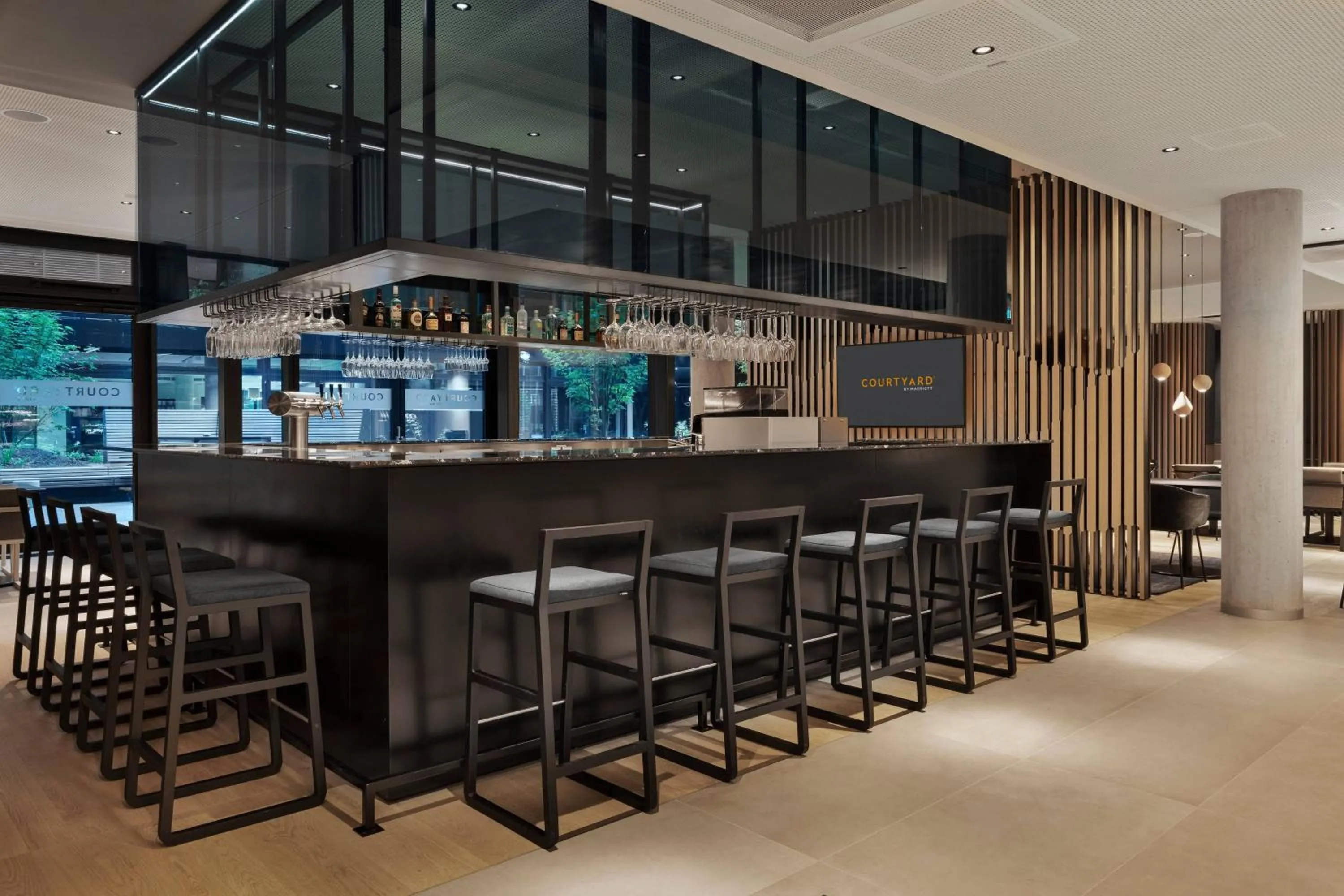 Lounge or bar in Courtyard by Marriott Freiburg