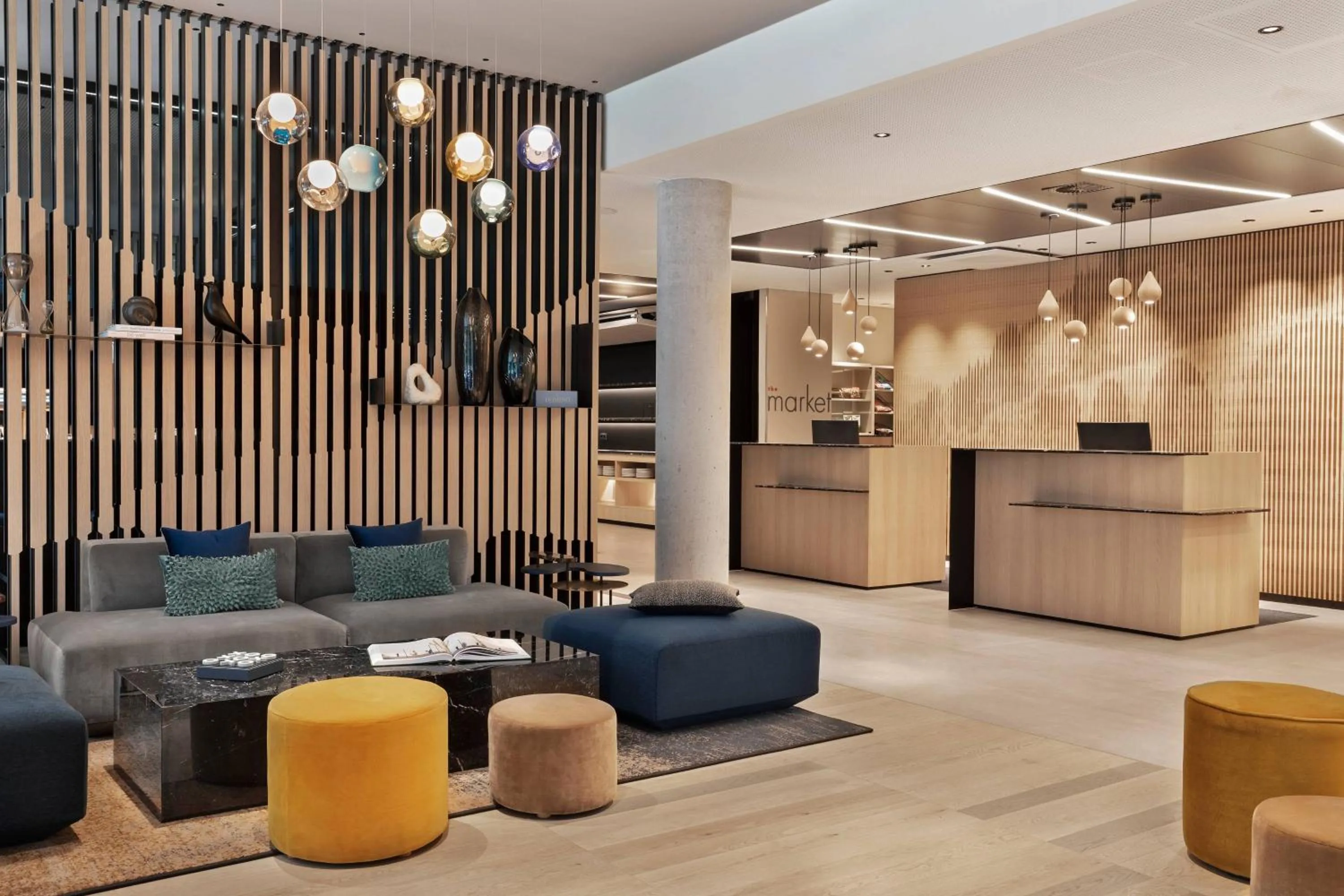 Lobby or reception in Courtyard by Marriott Freiburg