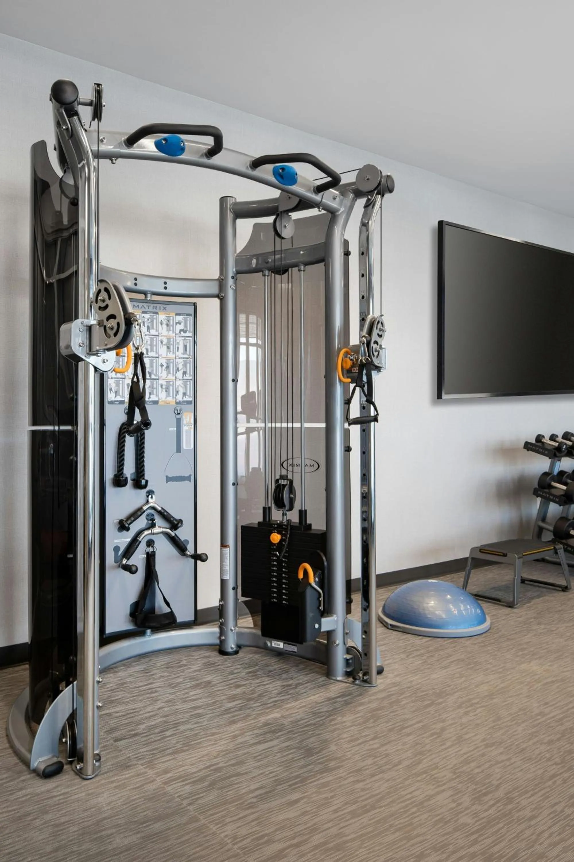 Fitness centre/facilities in Courtyard by Marriott Fresno Clovis