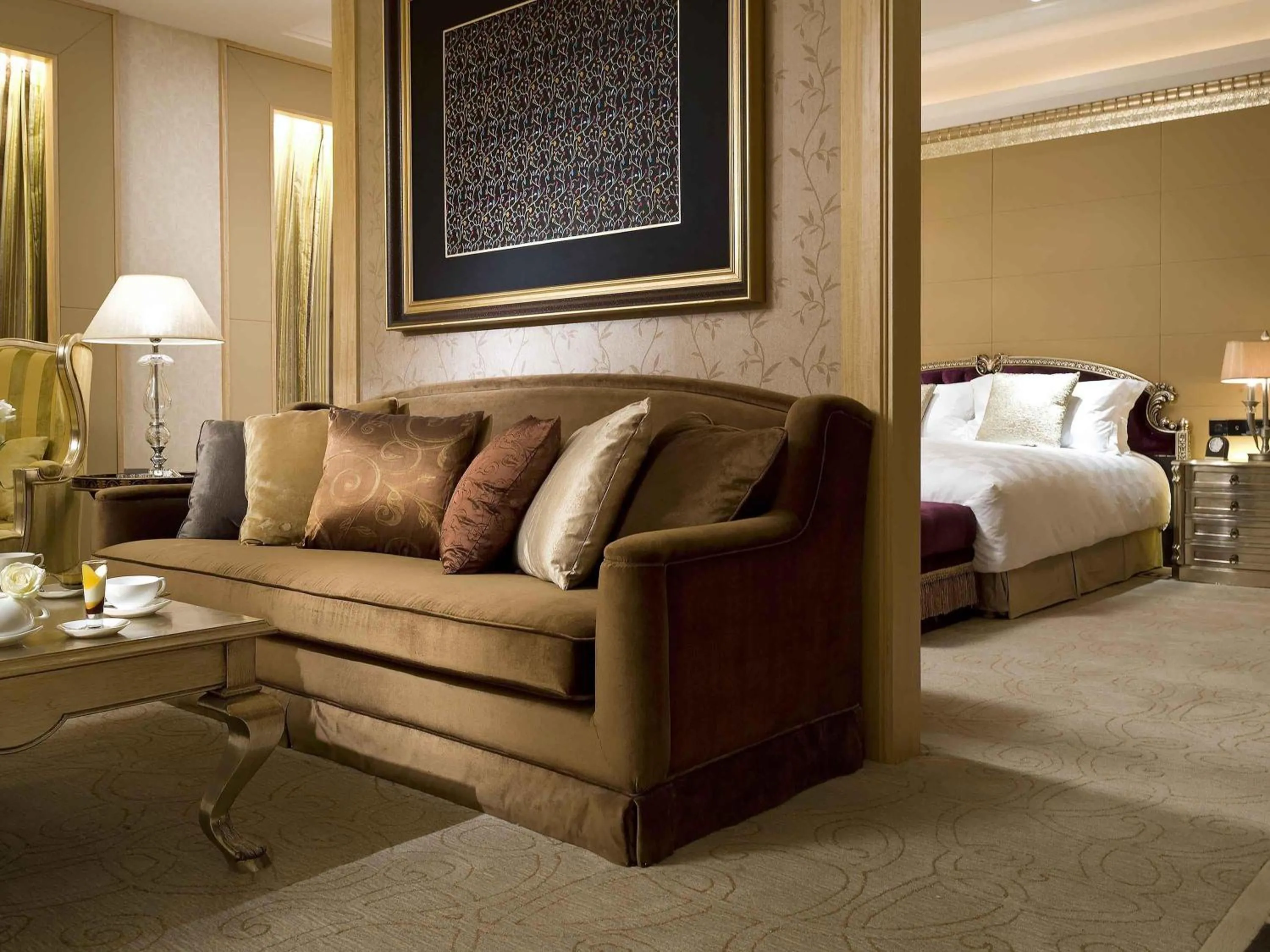 Photo of the whole room, Bed in Sofitel Harbin