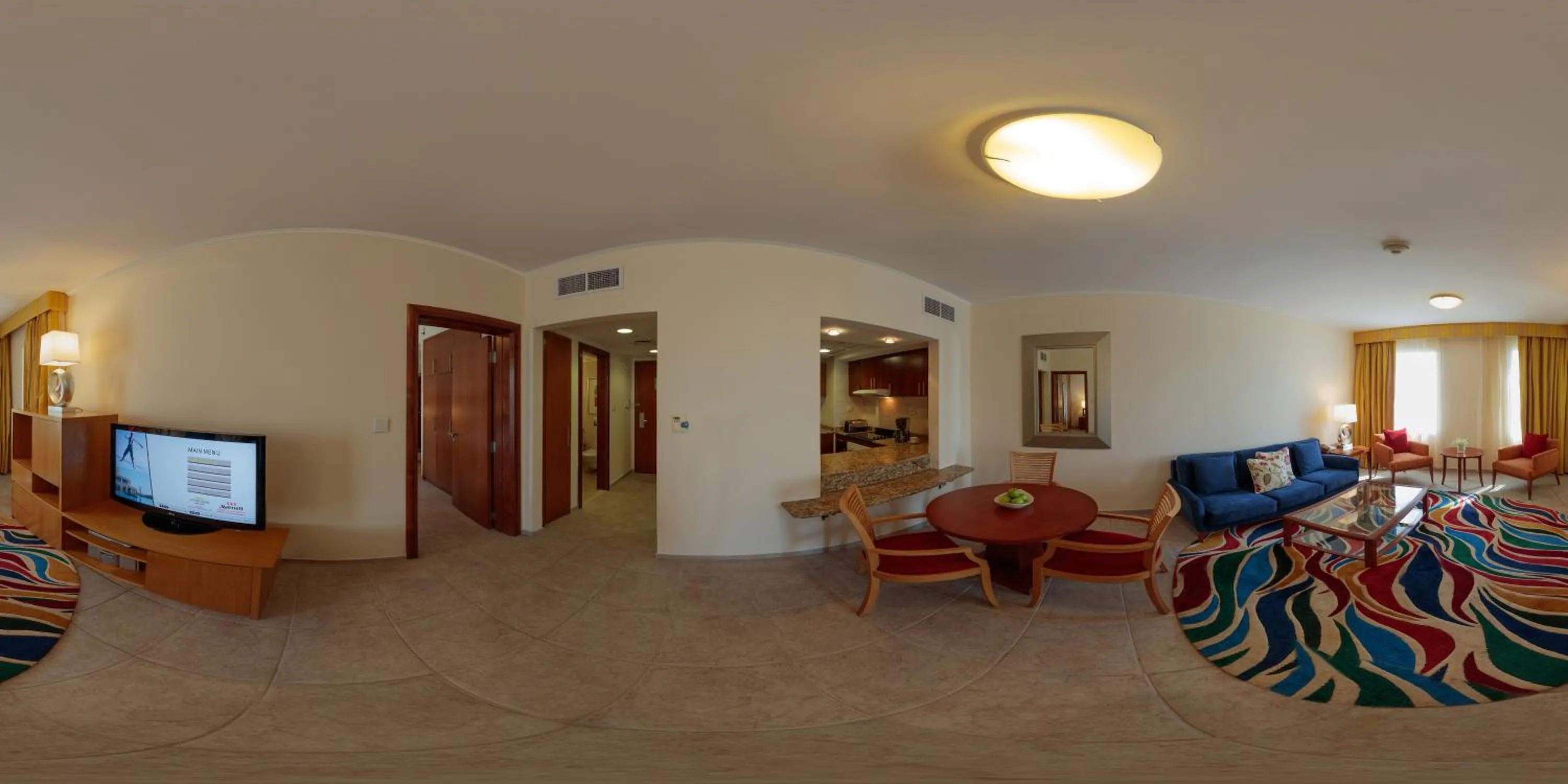 Living room in Copthorne Lakeview Executive Apartments Dubai, Green Community