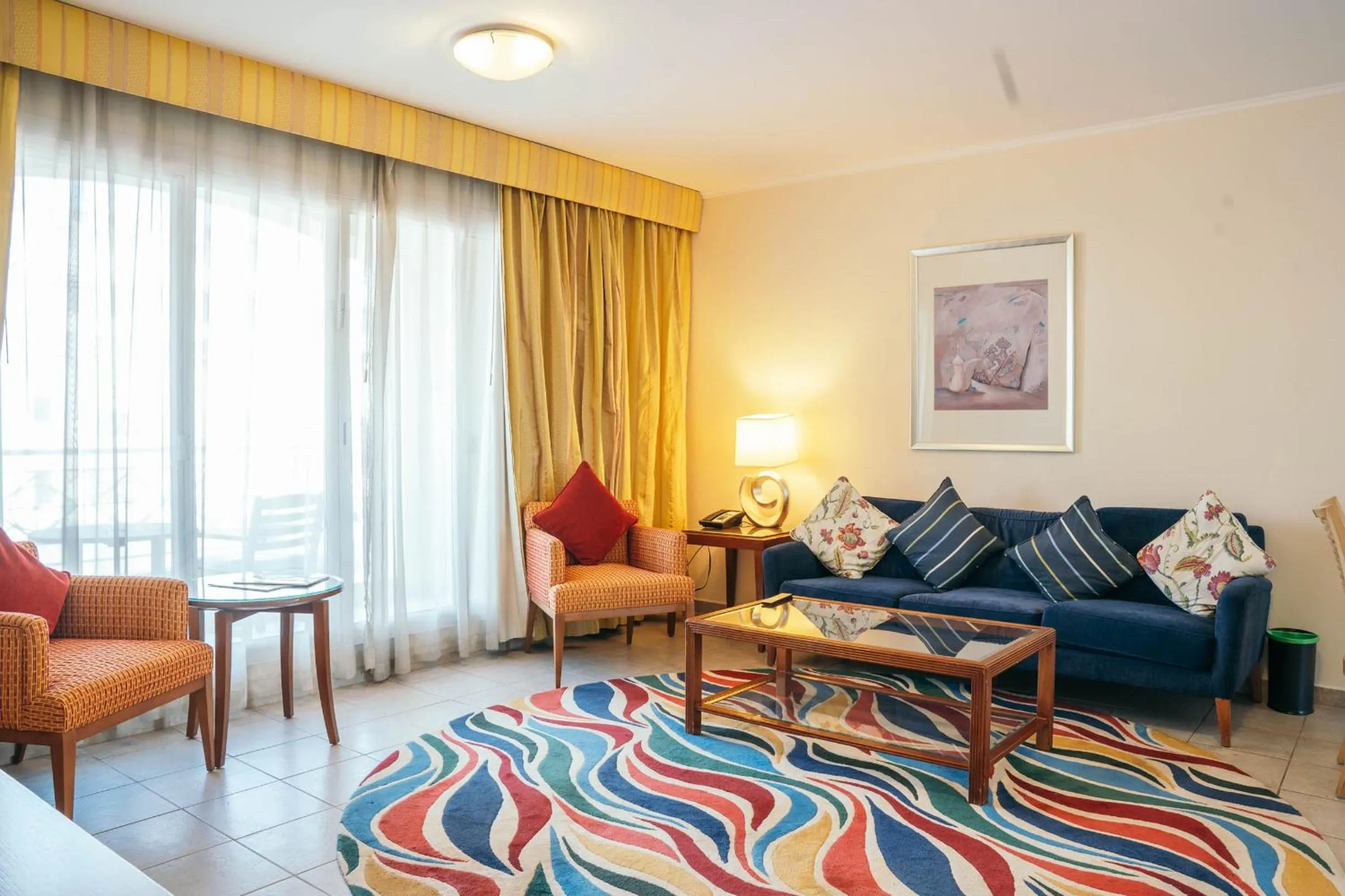 Living room in Copthorne Lakeview Executive Apartments Dubai, Green Community