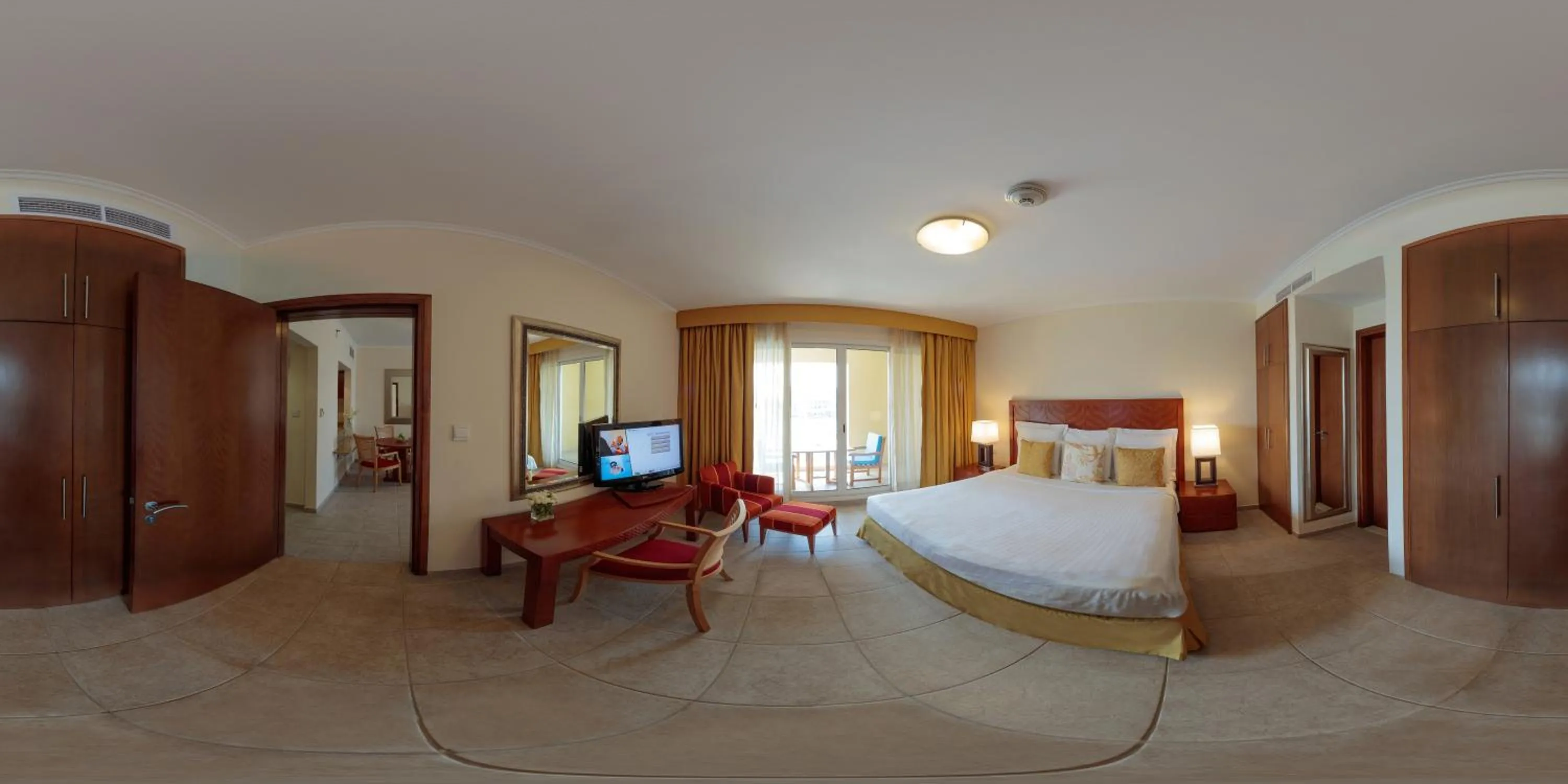 Bedroom, Bed in Copthorne Lakeview Executive Apartments Dubai, Green Community