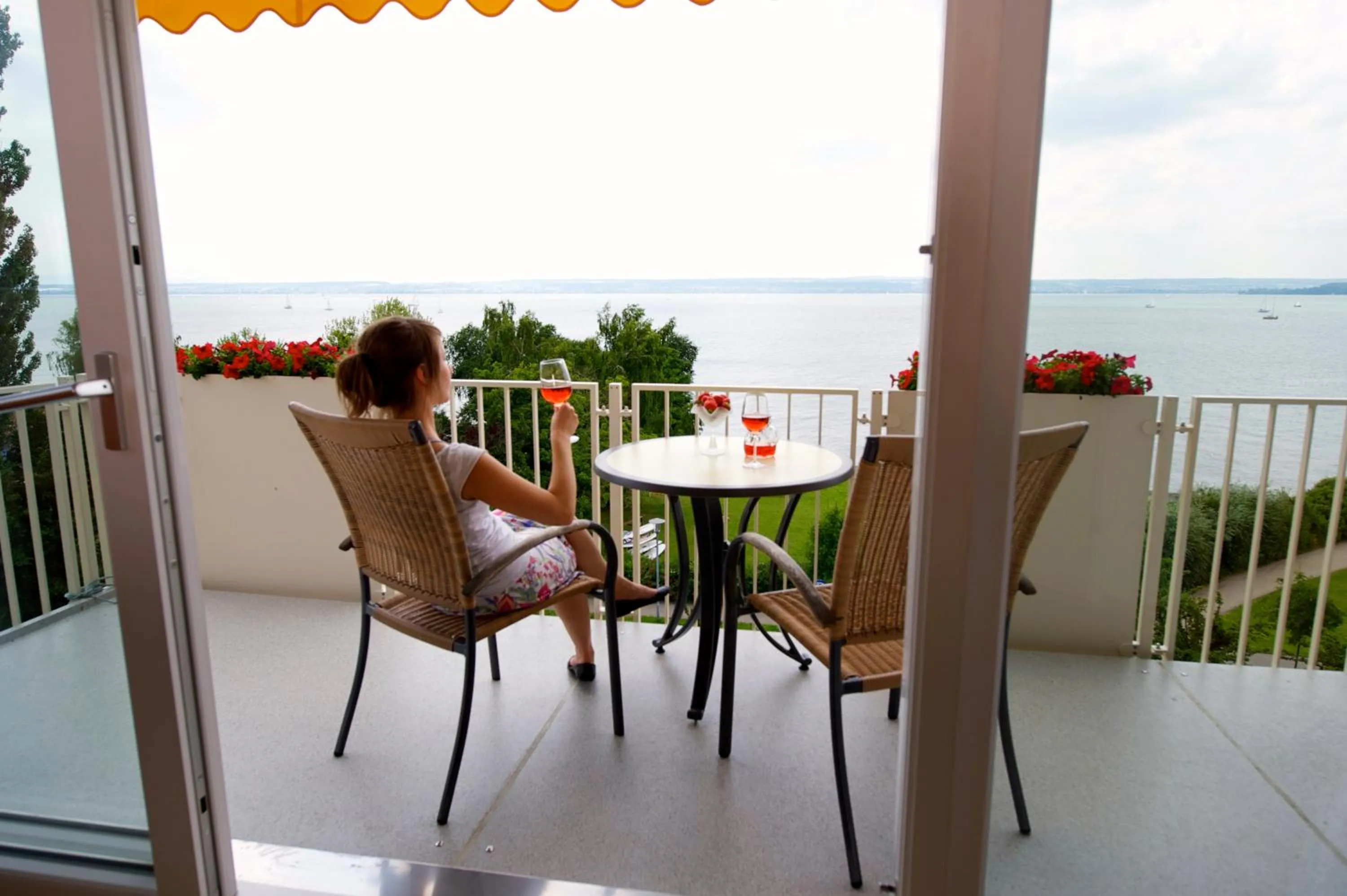 Balcony/Terrace in Seehotel OFF