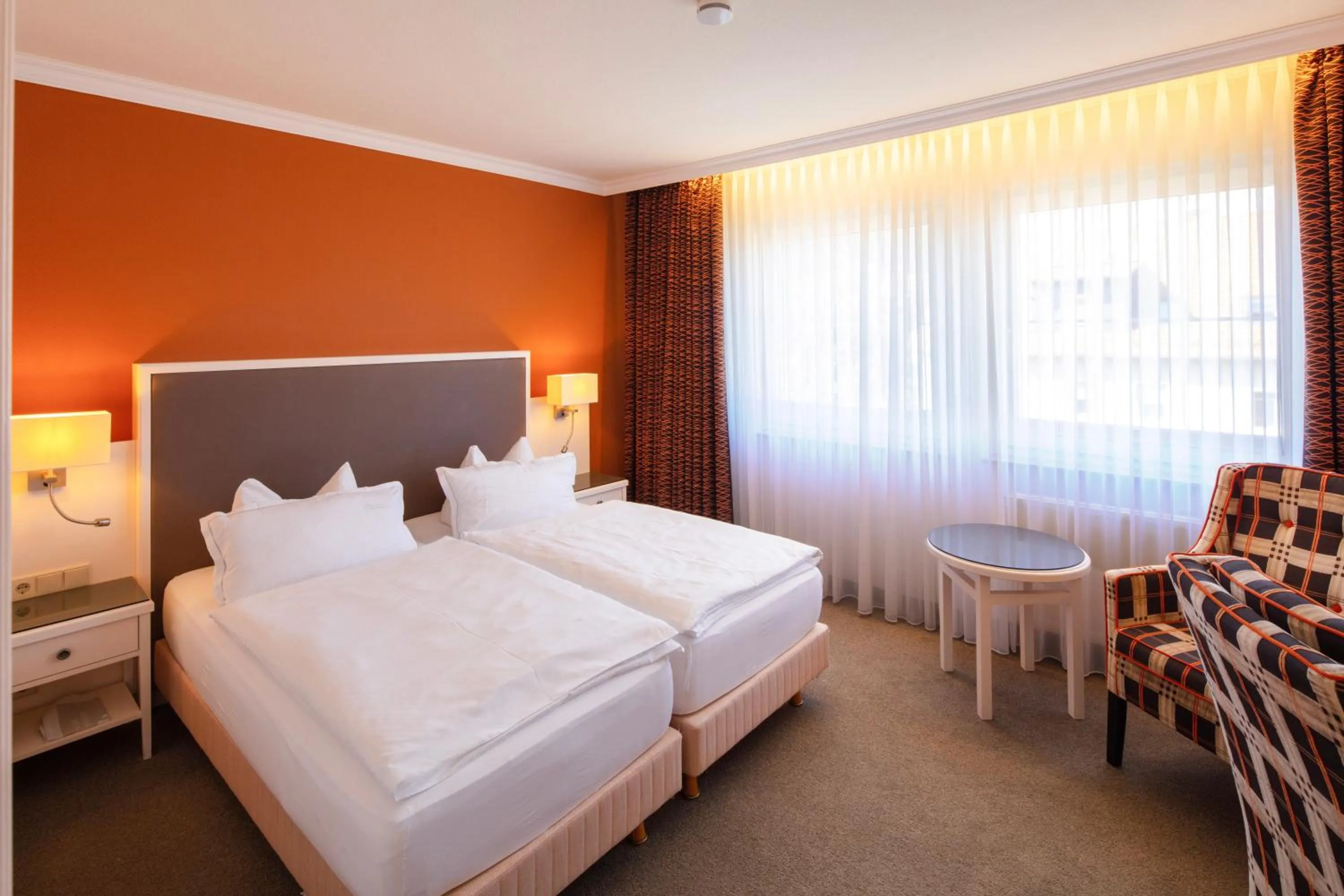 Bed in Hotel Braunschweiger Hof