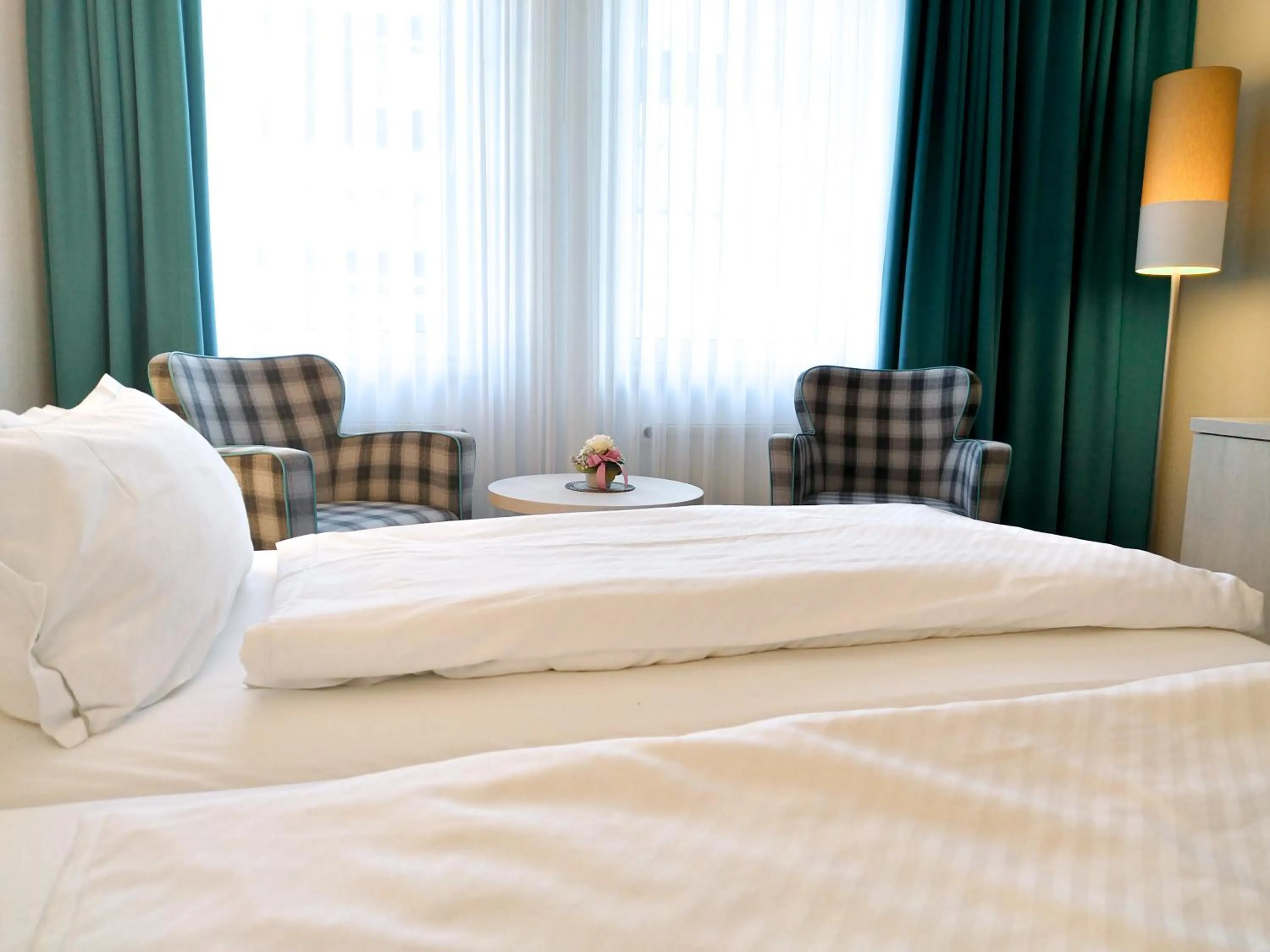 Bed in Hotel Braunschweiger Hof