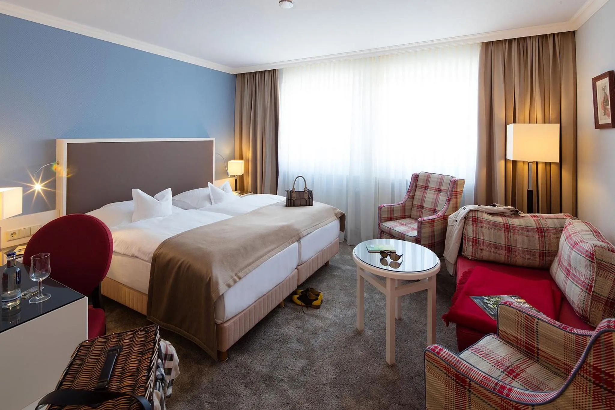 Bed in Hotel Braunschweiger Hof