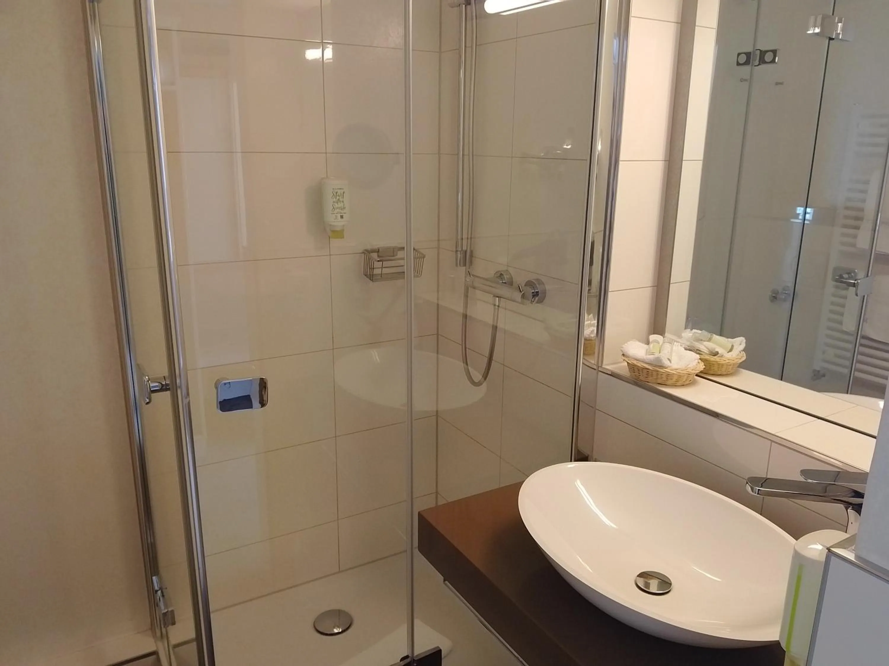 Shower in Hotel Braunschweiger Hof