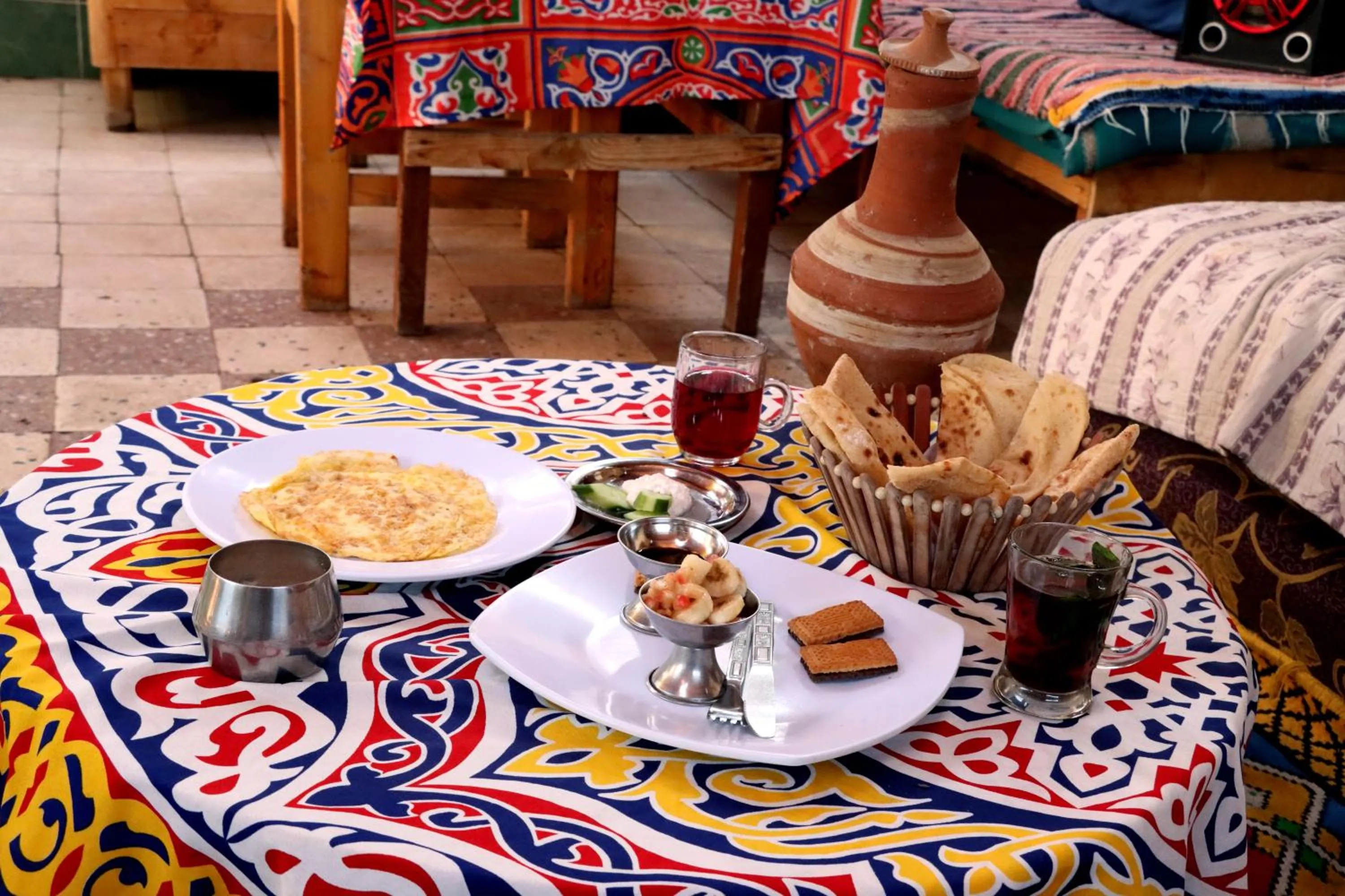 Breakfast in SWEET HOSTEL LUXOR