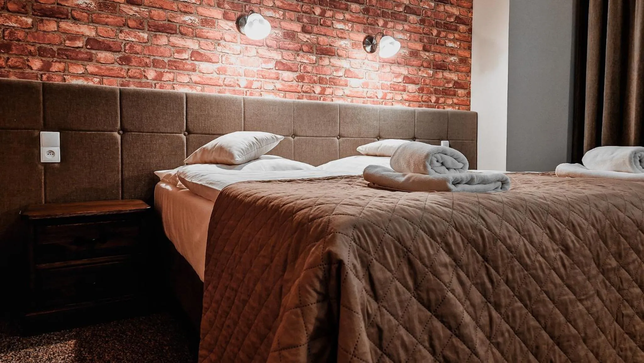 Bed in Hotel Zamkowy Młyn