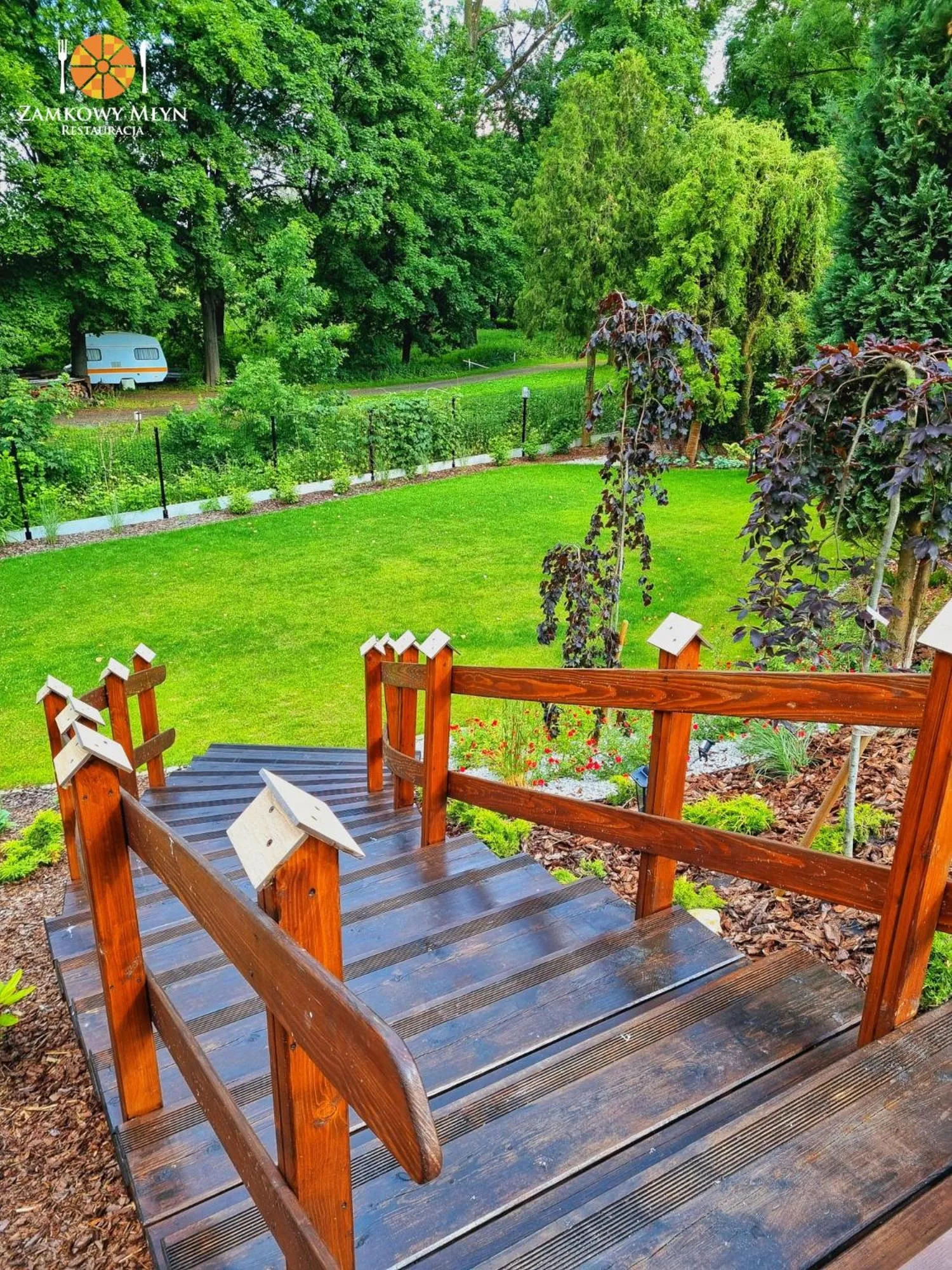 Garden in Hotel Zamkowy Młyn