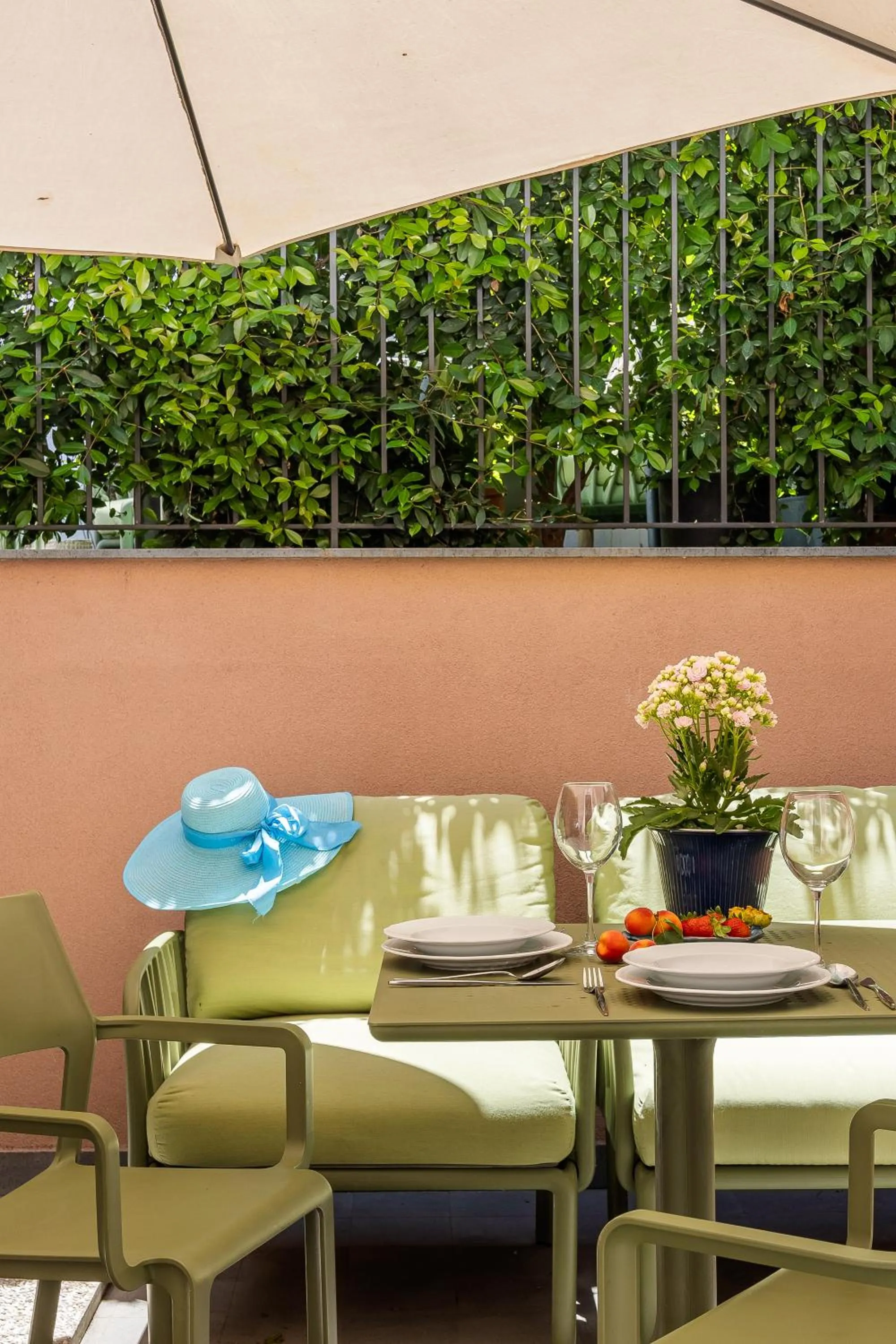 Inner courtyard view in Creuza De Ma
