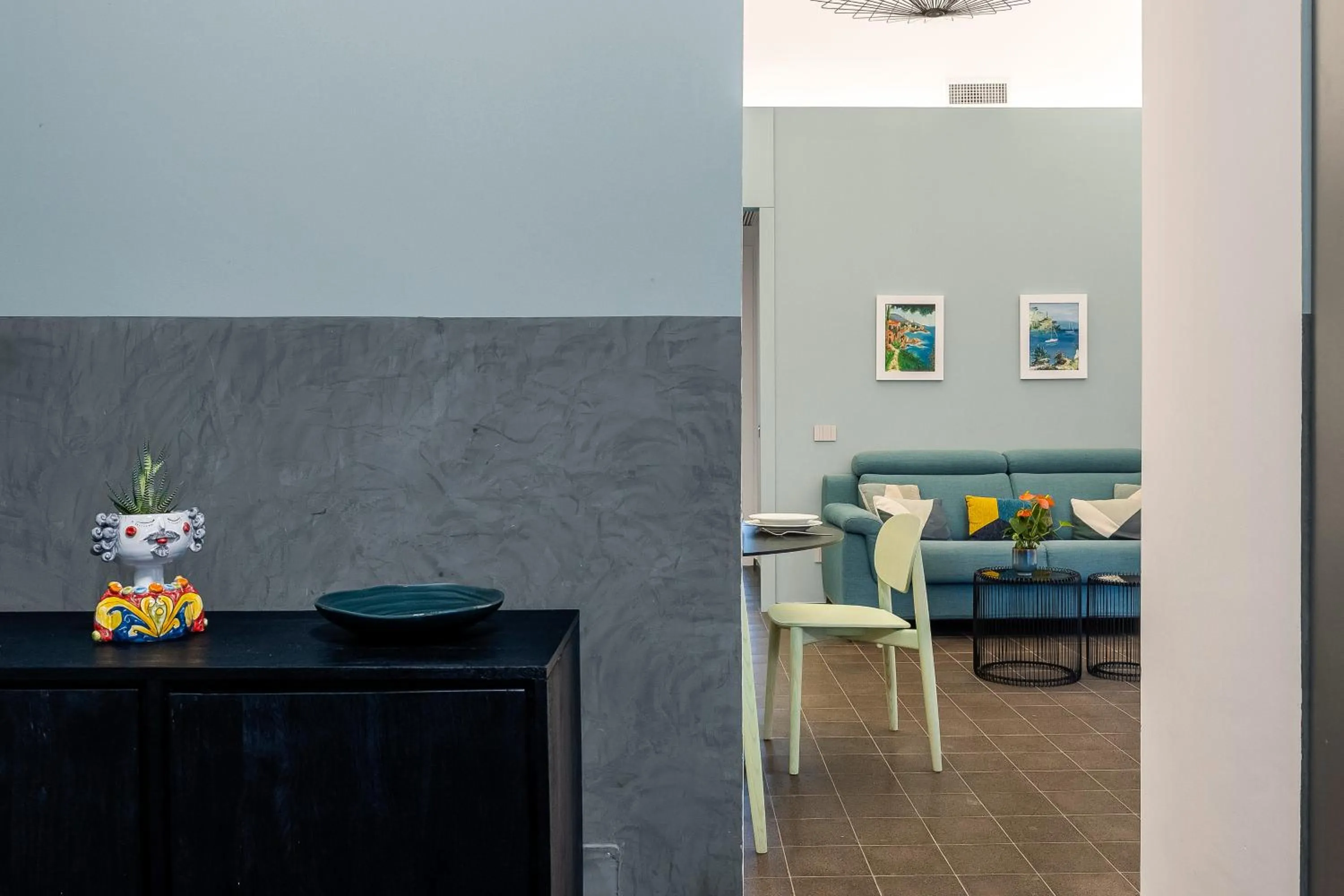 Seating area in Creuza De Ma